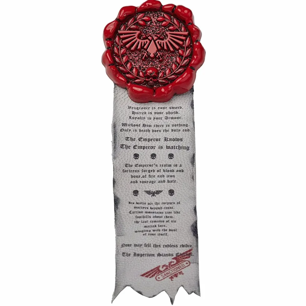 Dijkoo Starforged kompatybilny z Warhammer 40k Purity Seal: Imperial Aquila przypinka odznaka/naklejka 1 szt