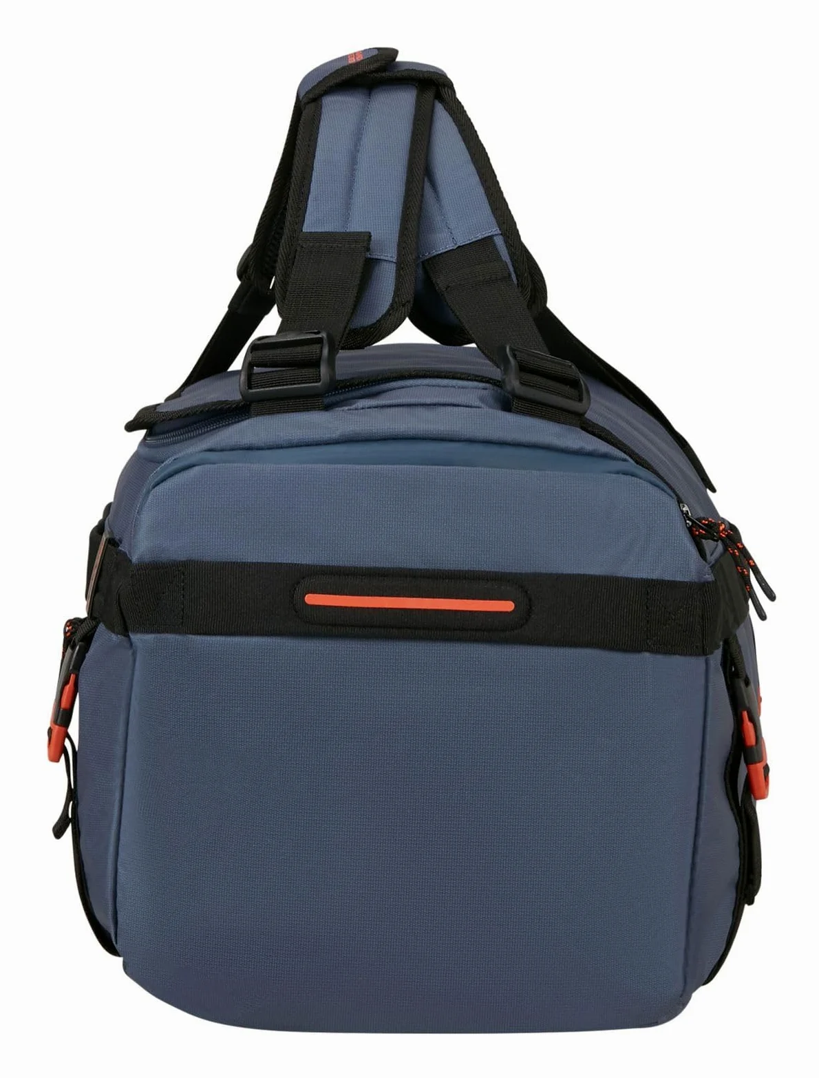 American Tourister Torba podróżna plecak Urban Track Duffle/Backpack Coated 60L granatowy/pomarańczowy niebieski