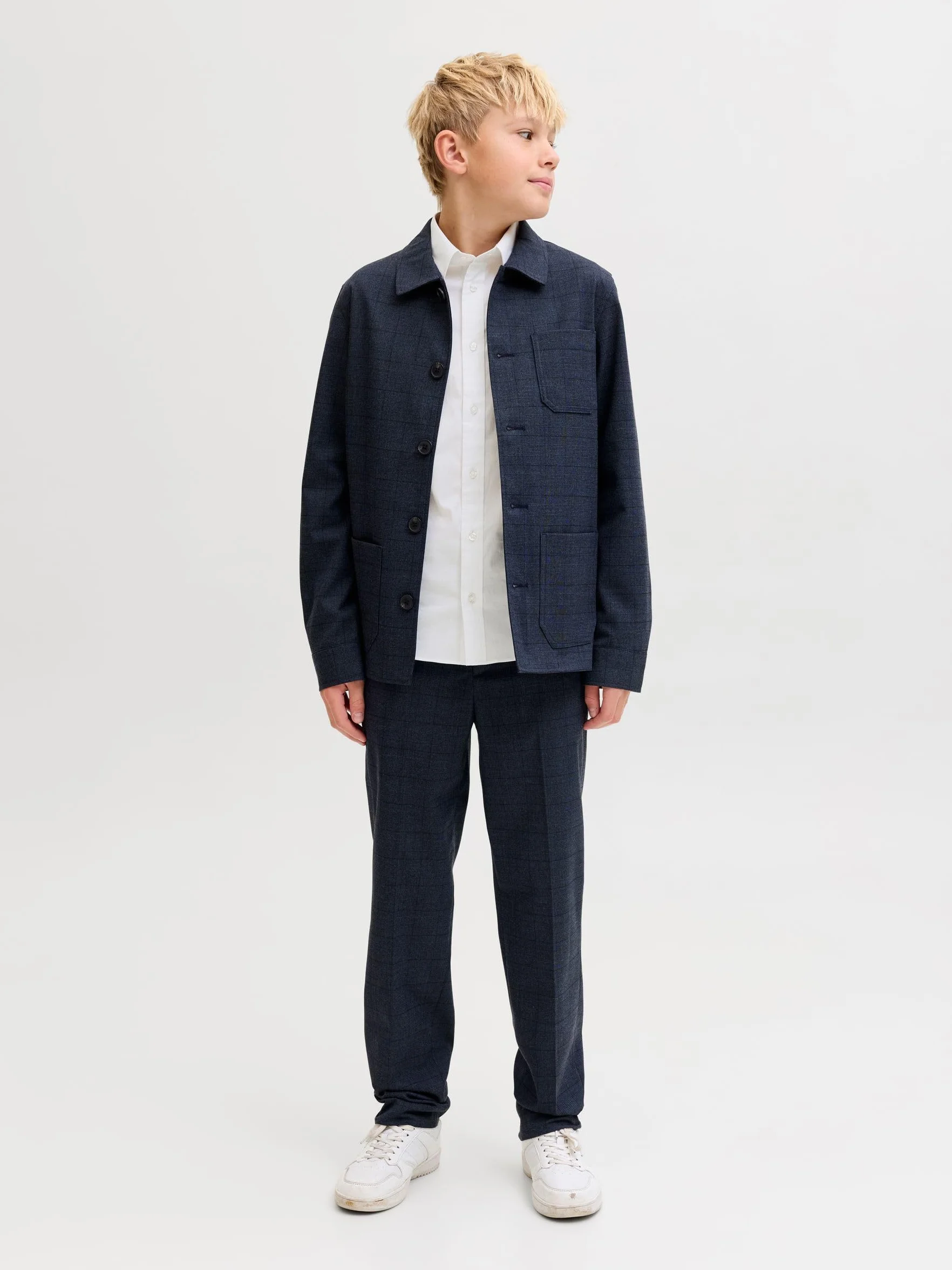 JACK & JONES Dziecięca koszula chłopięca, biały, 164
