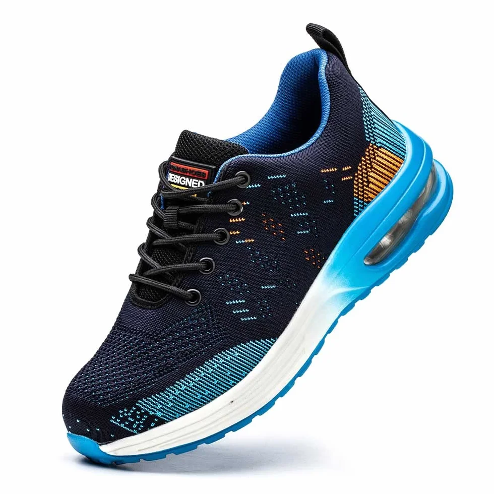 Rona Shoes Buty Robocze Obuwie Robocze Lekkie Wygodny Stylowy Męskie Damskie Alpha Blue EU 44