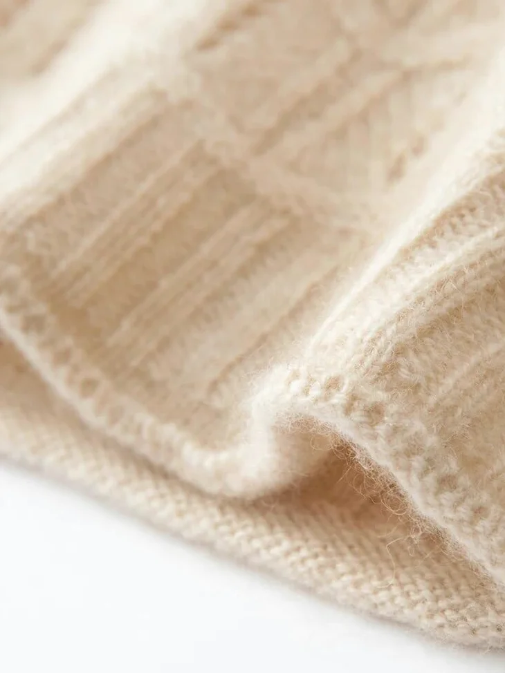 Jesienno-zimowa damska kaszmirowa czapka miękka ciepła dzianinowa czapki typu beanie czapka damska na co dzień solidne drążone czapki