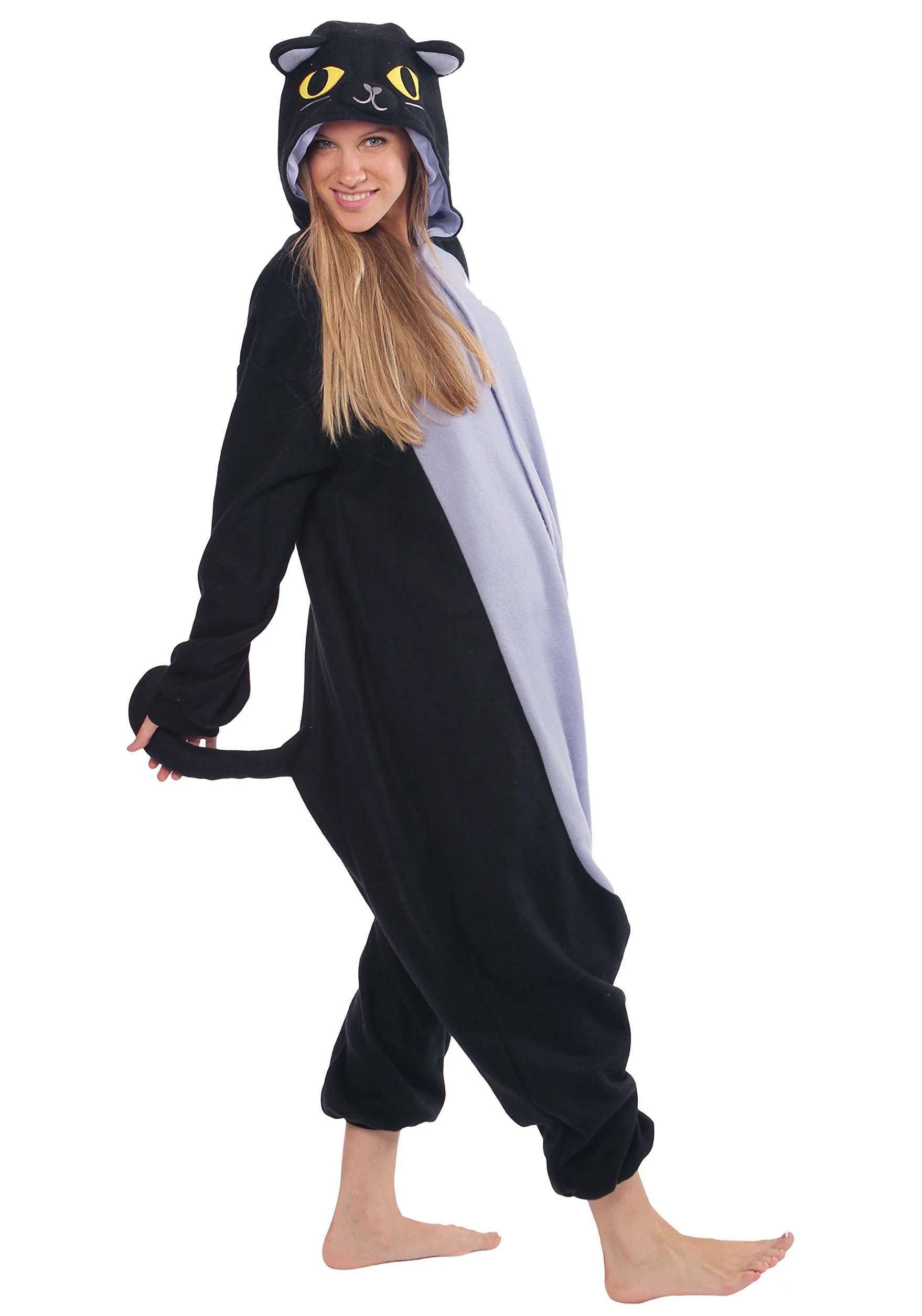 Kigu - Męski Kot Północ Kombinezon - Czarny - Średni, Czarny, M