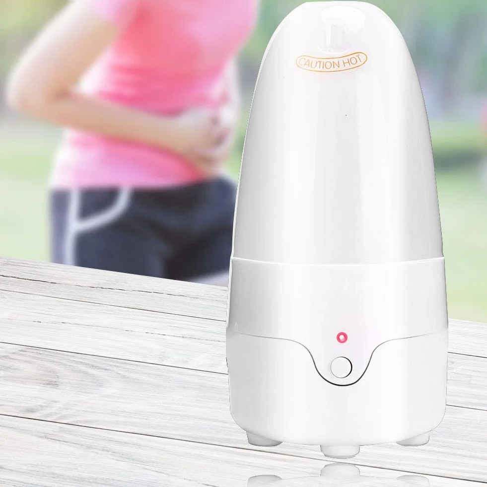 Elektryczny sterylizator parowy do kubków menstruacyjnych, przenośny i przyjazny w podróży środek dezynfekujący do parowania (przepisy europejskie (110-240 V))