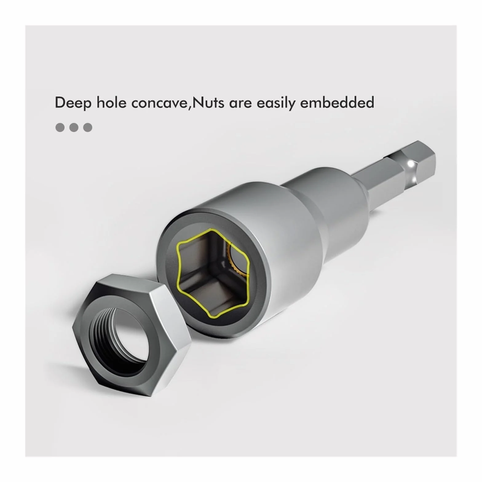 10Pcs 6-19mm Power Nut Driver Set For Impact Drill Socket Wrench Setters 1/4inch Hex Shank