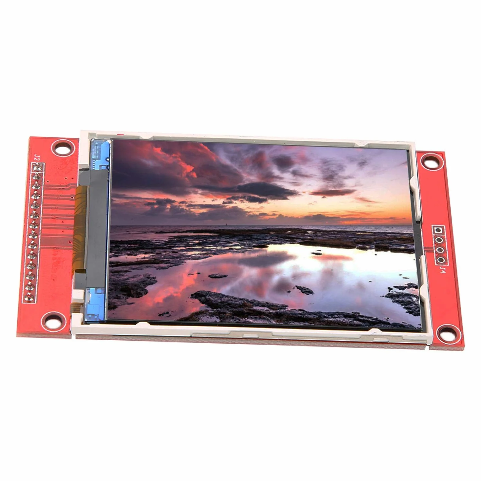 2,8 Zoll ILI9341 240x320 5 V / 3,3 V TFT SPI LCD-Anzeigemodul Serieller Anschluss LCD-Touchscreen-Modul Farbdisplay, Unterstützung 65K-Farbdisplay(mit Berührung)