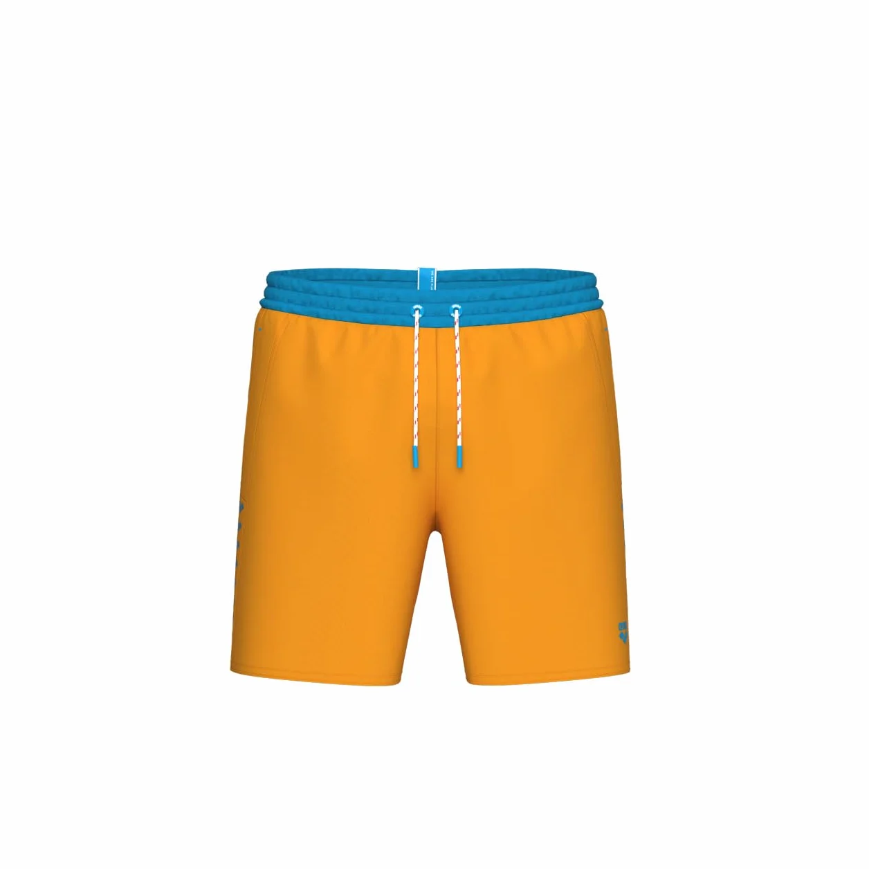 ARENA Męskie spodenki plażowe w paski męskie, Parrot-Turquoise, L