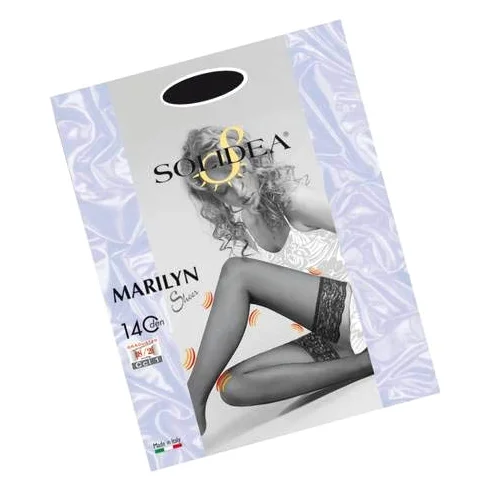 SOLIDEA Samoregents 140 den gładkie dzianiny MARILYN 140 sheer Skarpety kompresyjne 18/21 mmHg Art. 0280A4, Palenie, XXL