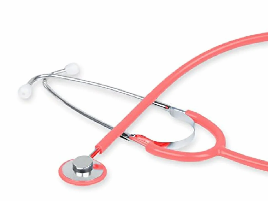 GiMa 32557 duofono trad pediatriczne stetoskopy, bez lateksu, różowy