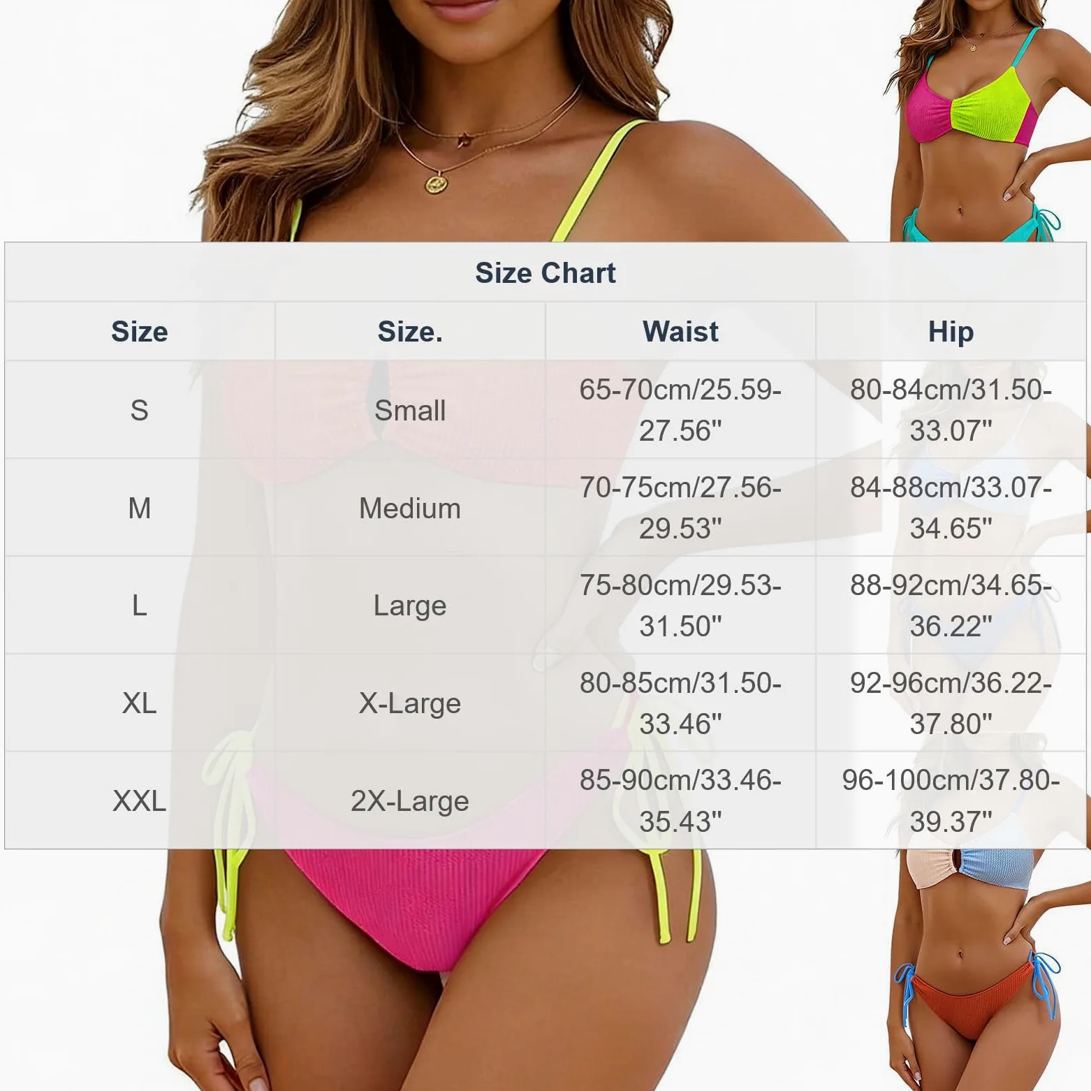 Damskie bikini dwuczęściowe wyściełane bezprzewodowe slim fit jednolity kolor regulowane paski wiązane boczne dół strój kąpielowy zestaw plażowy basen wakacje
