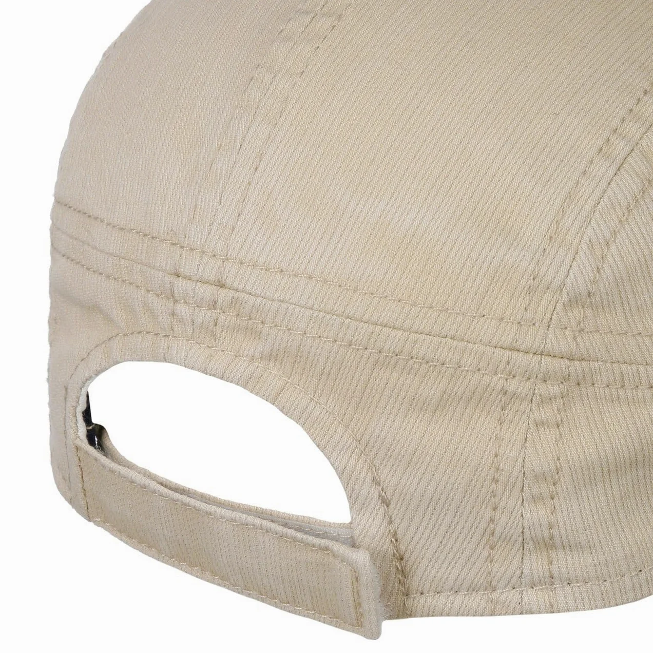 Mayser Czapka z Daszkiem Bawełniana SpeedyMężczyźni - Made in the EU przeciwsloneczna baseball cap na lato daszkiem, Zapięcie rzepy wiosna-lato - 58 cm jasnobeżowy
