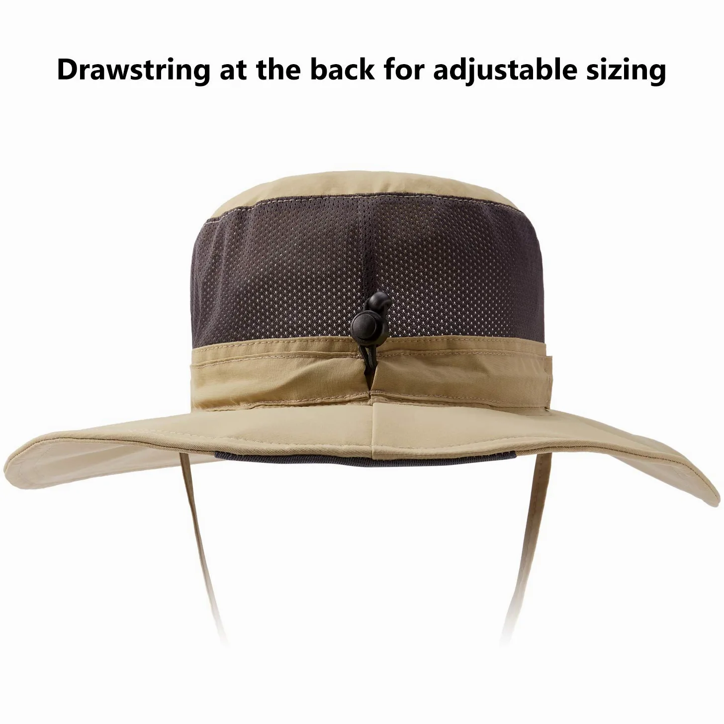 Bassdash UPF 50+ Sun Fishing Hat Wodoodporny z odpinaną klapką na szyję