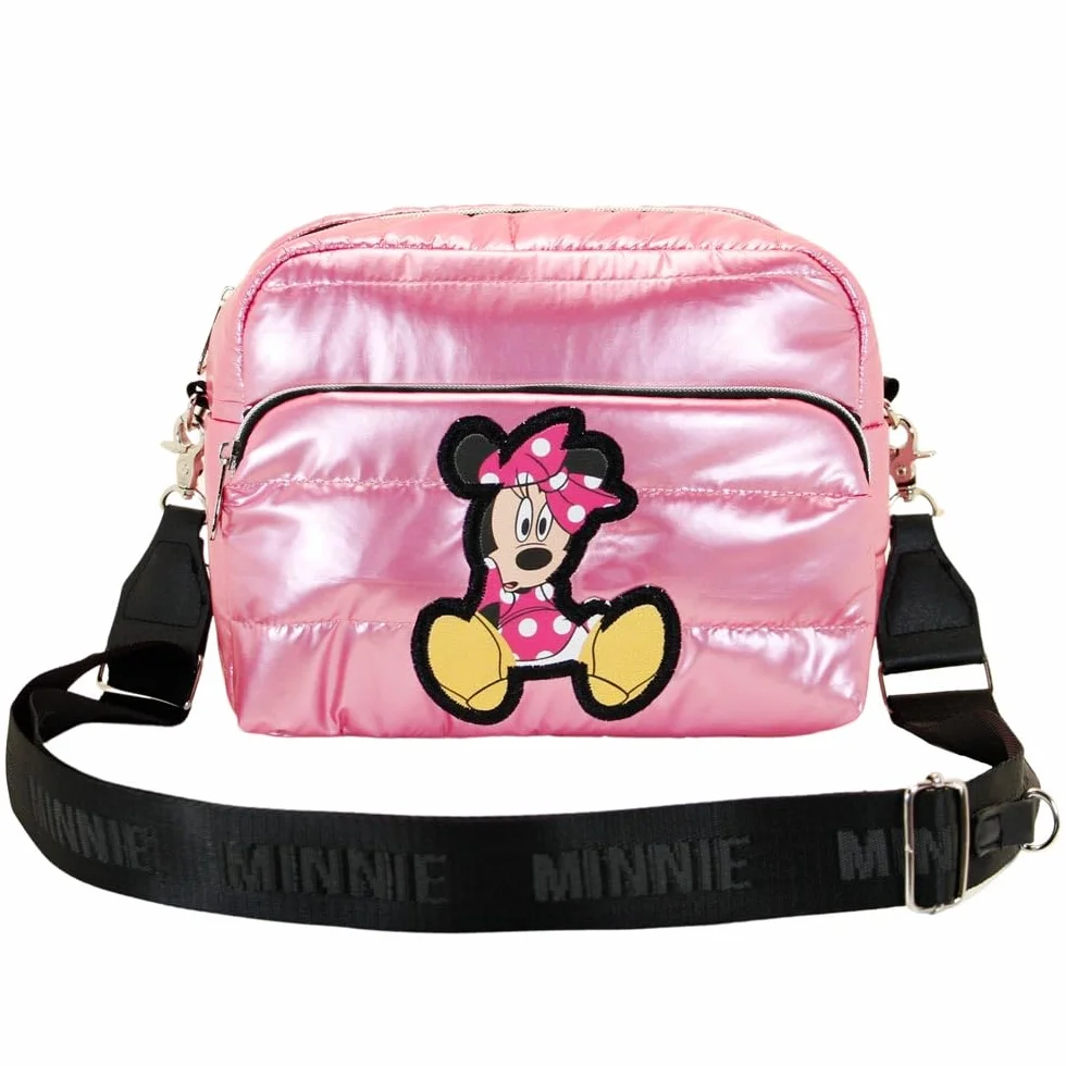 Myszka Minnie Shoes -Torebka na Ramię IBiscuit Padding, Różowa, 23 x 16 cm