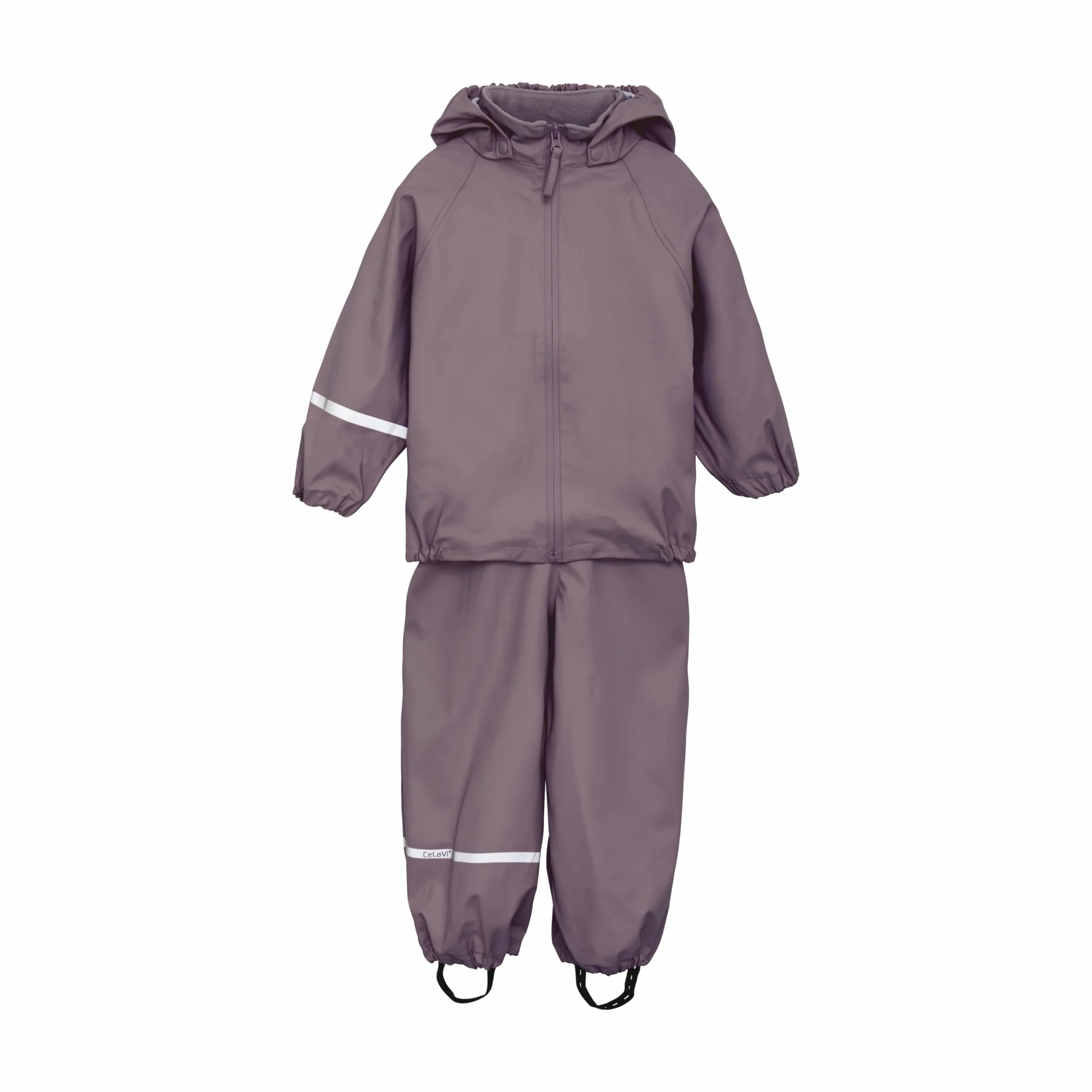 CeLaVi Unisex Basic Recycle Pu Rainwear Set, Moon scape, 100