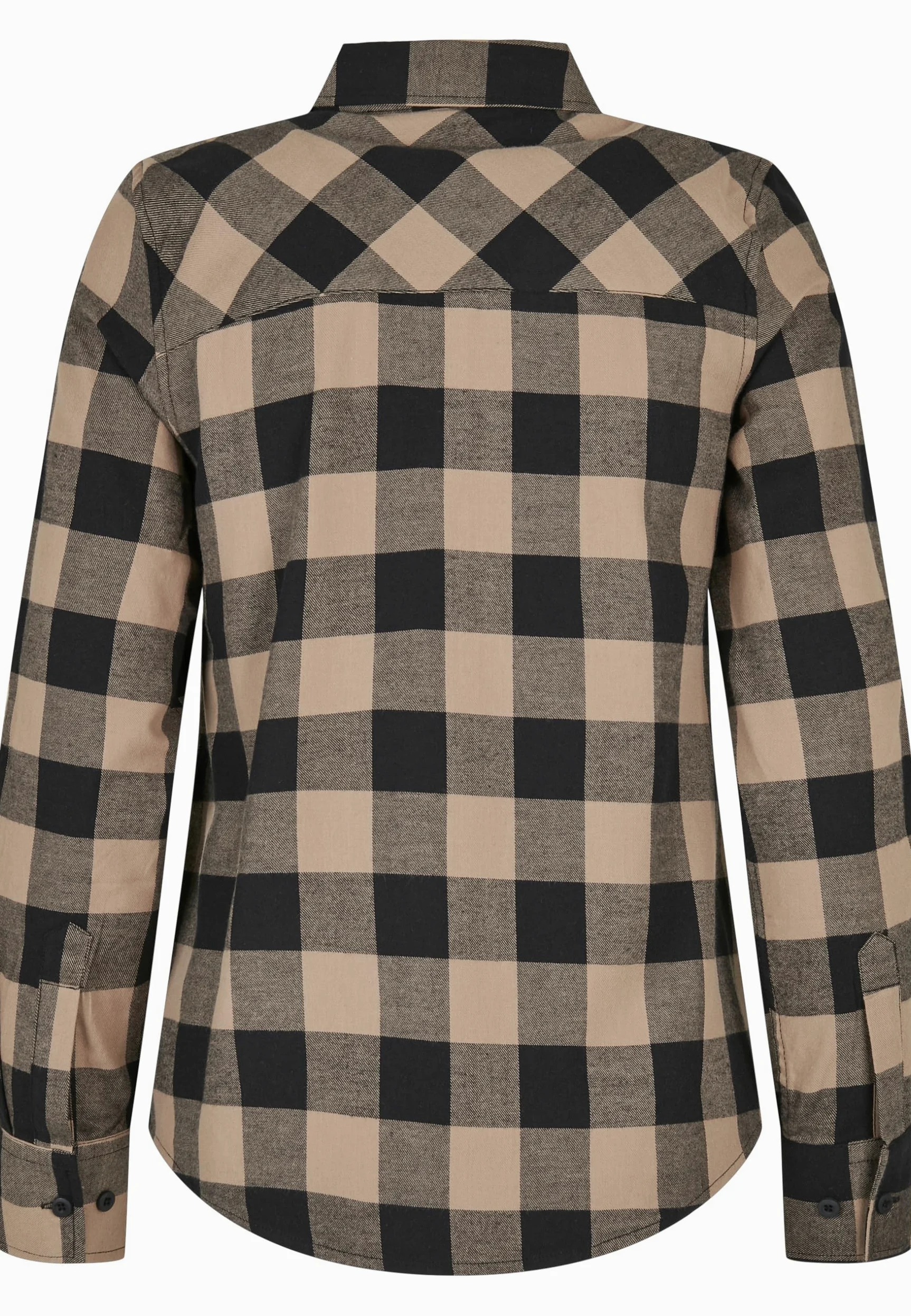 Urban Classics Damska koszula flanelowa w kratk?, Czarny/Softtaupe, M