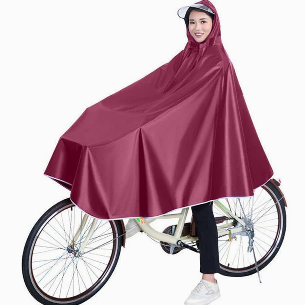 Elektryczny rowerowy płaszcz przeciwdeszczowy Poncho z rondem Wodoodporne poncho przeciwdeszczowe Rowerowy płaszcz przeciwdeszczowy Kurtka Peleryny wielokrotnego użytku dla studentów Mężczyźni Kobiet