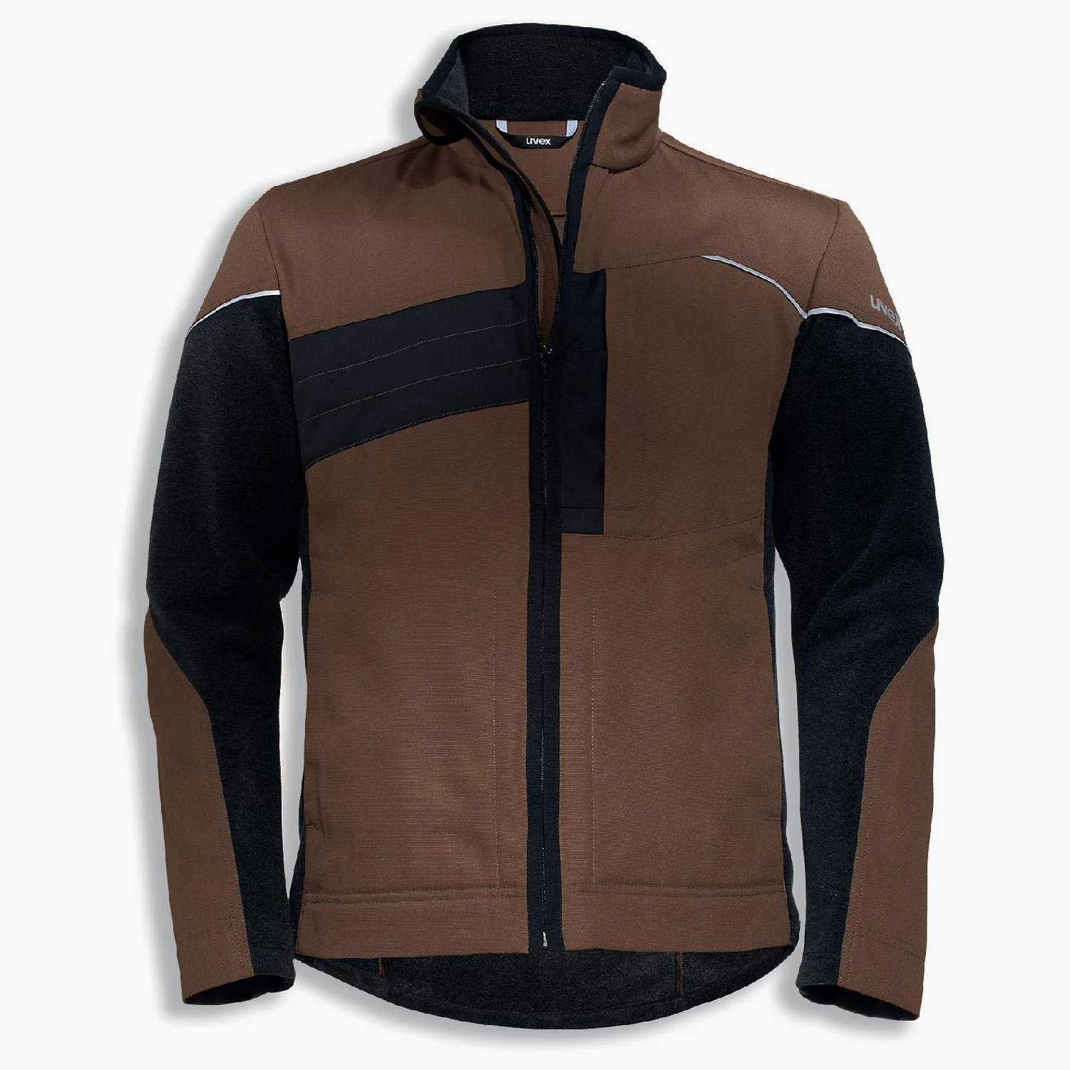 Uvex Perfexxion kurtka robocza – br?zowa kurtka polarowa dla m??czyzn, Kakao, 3XL