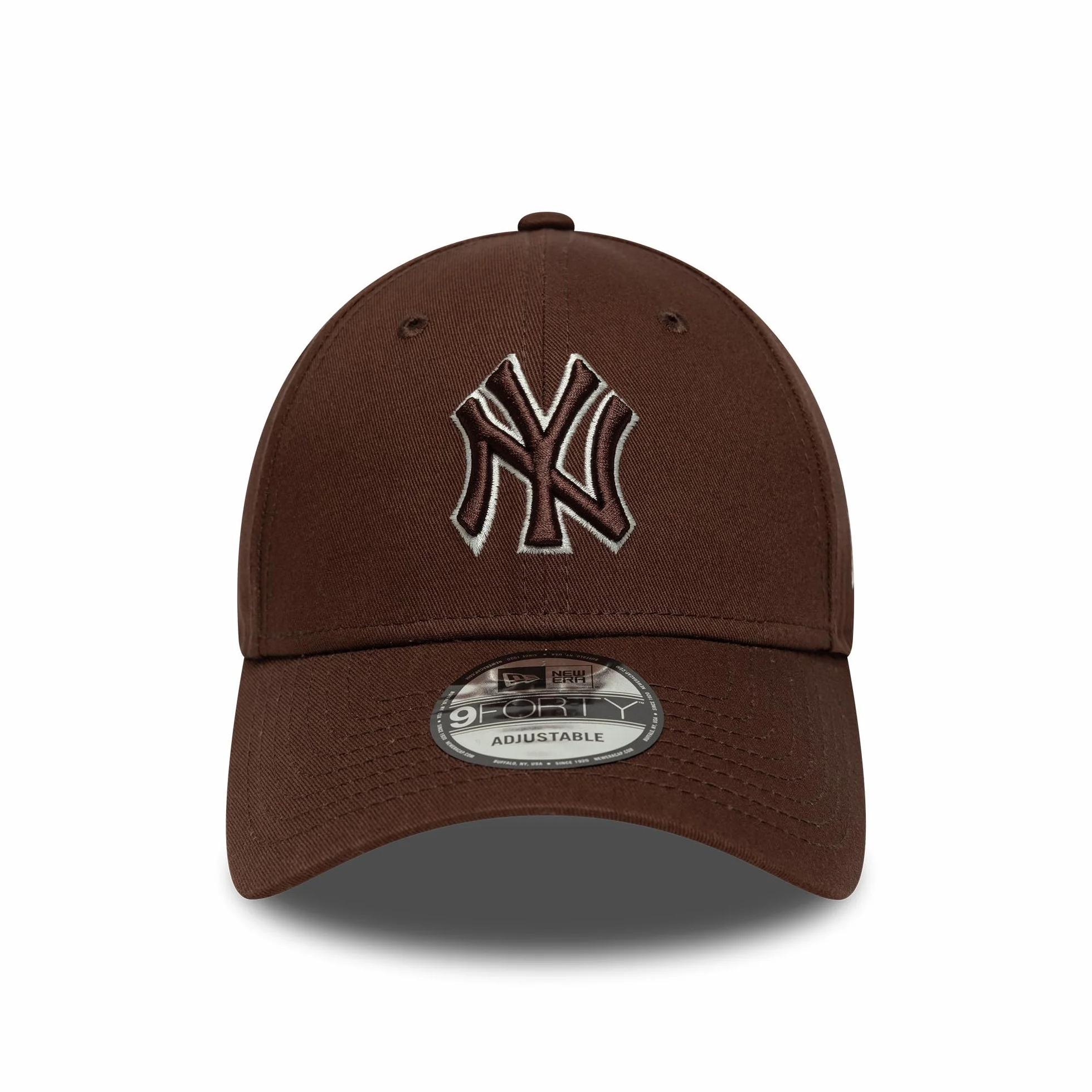 New Era Czapka baseballowa dla dorosłych 9Forty Team Outline MLB New York Yankees czapka bejsbolówka brązowa