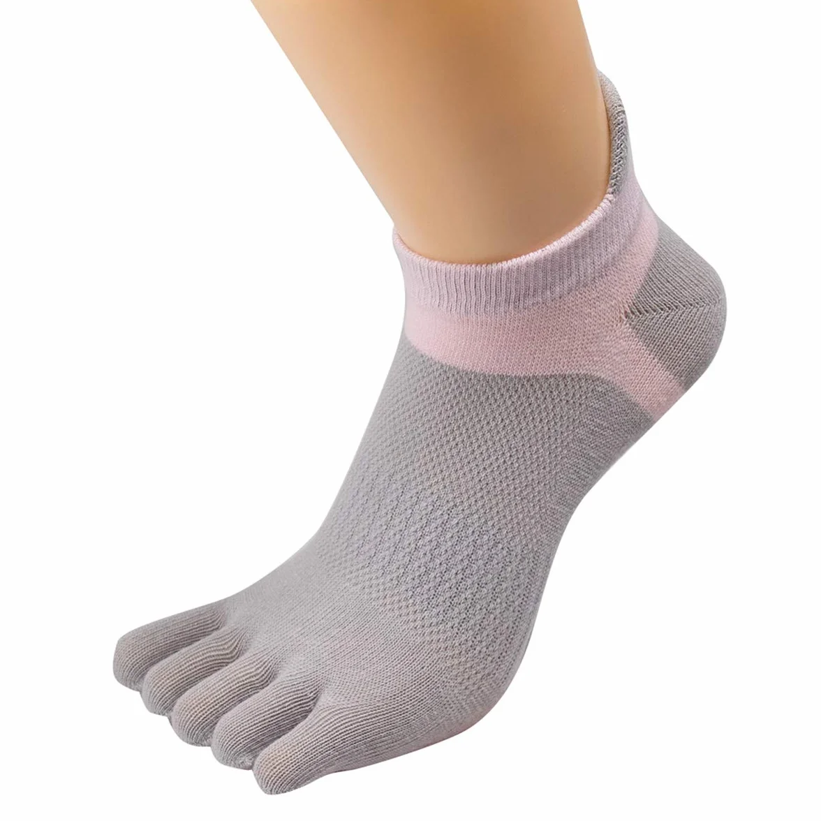 Damskie skarpety z 5 palcami bawełniane odprowadzające wilgoć, sportowe, 6 sztuk, 3 szt