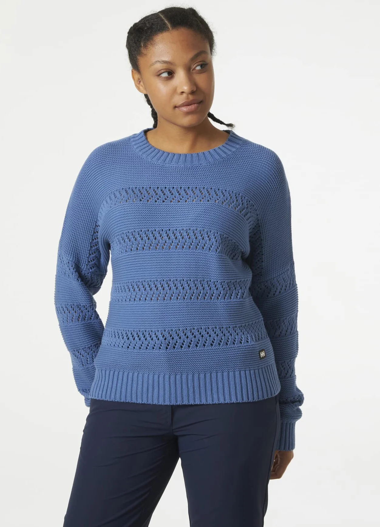 Helly Hansen Damski sweter W Pier Pointelle Azuryt M
