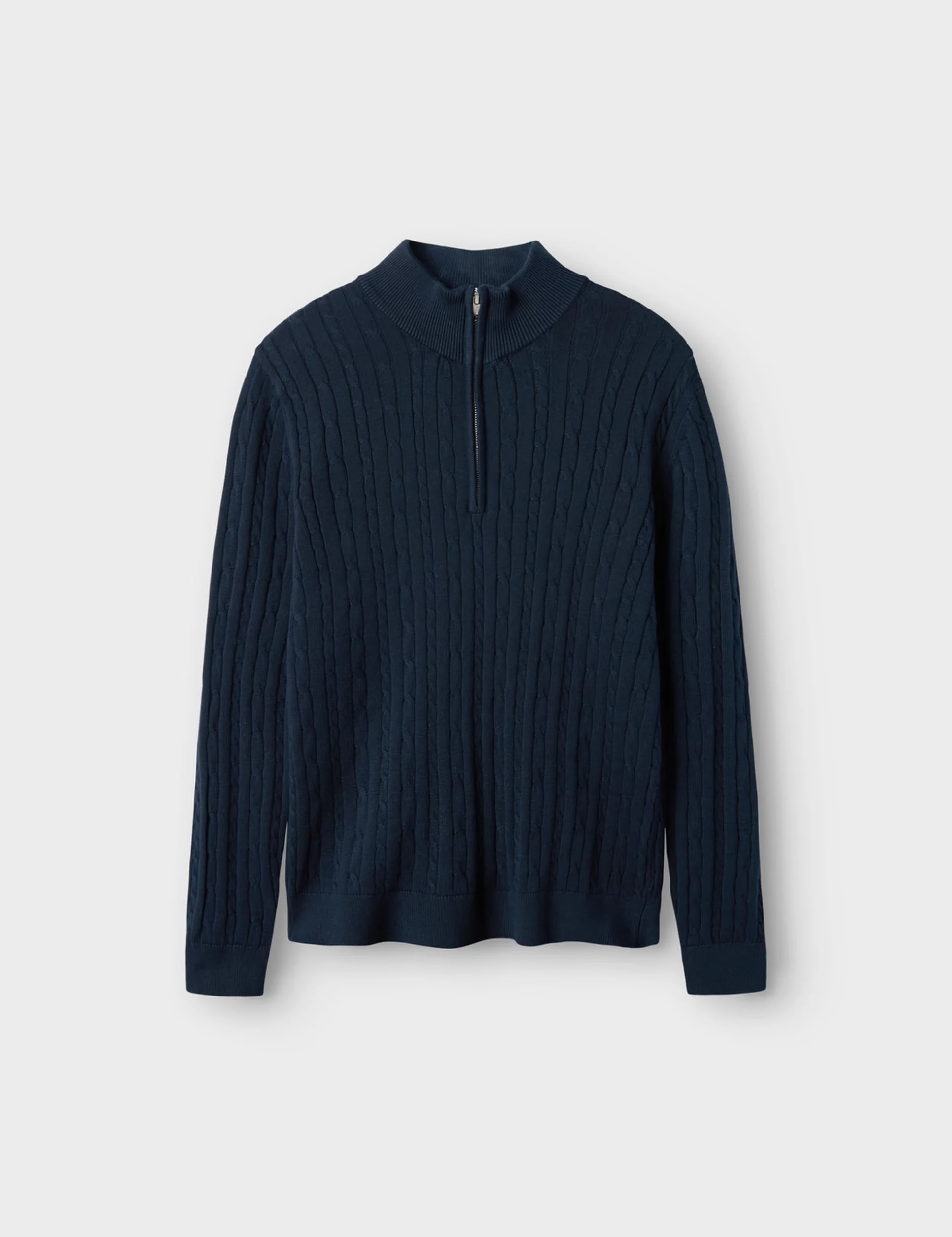 Nlmhabel Ls Half Zip S Knit, Dark Sapphire, 170-176