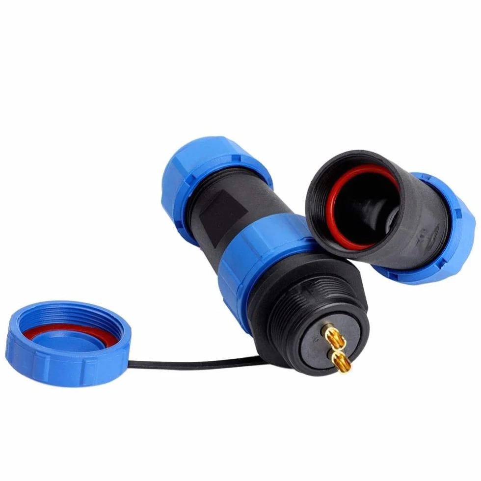 Luftfahrtstecker SP21 IP68 2/3/4/5/7/9/12-poliges Anschlussstecker Mit Wasserdichtem Steckverbindungskabel Für Aviation-Stecker, Lotnictwo Und Elektronische Geräte (2 PIN)