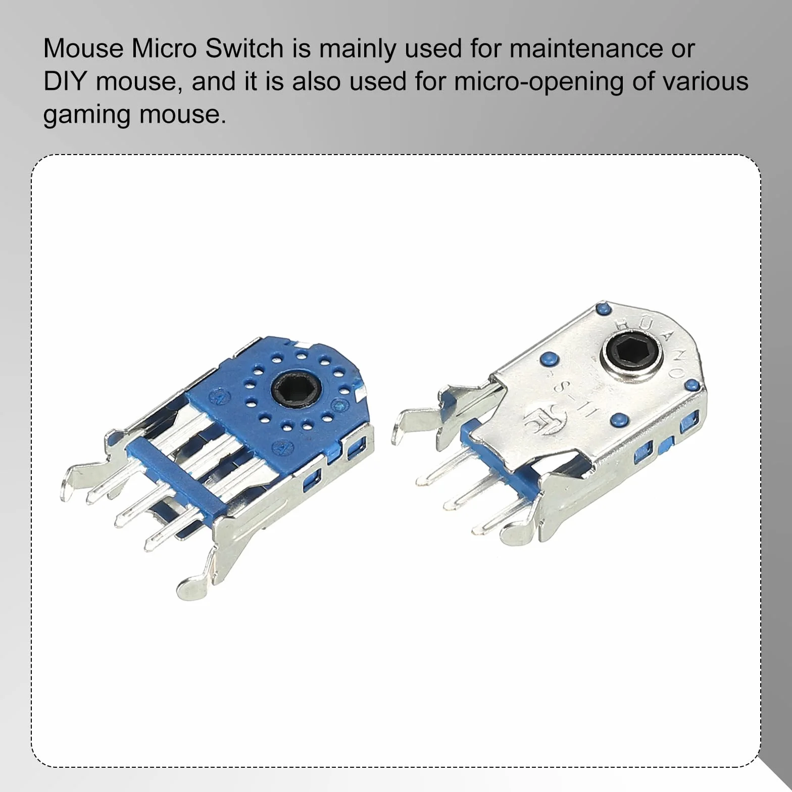 sourcing map Mysz Koło Enkoder 11mm 300W Czas Dokładny Dekoder Obrotowy Mysz Przewijanie Koła Enkoder 5szt