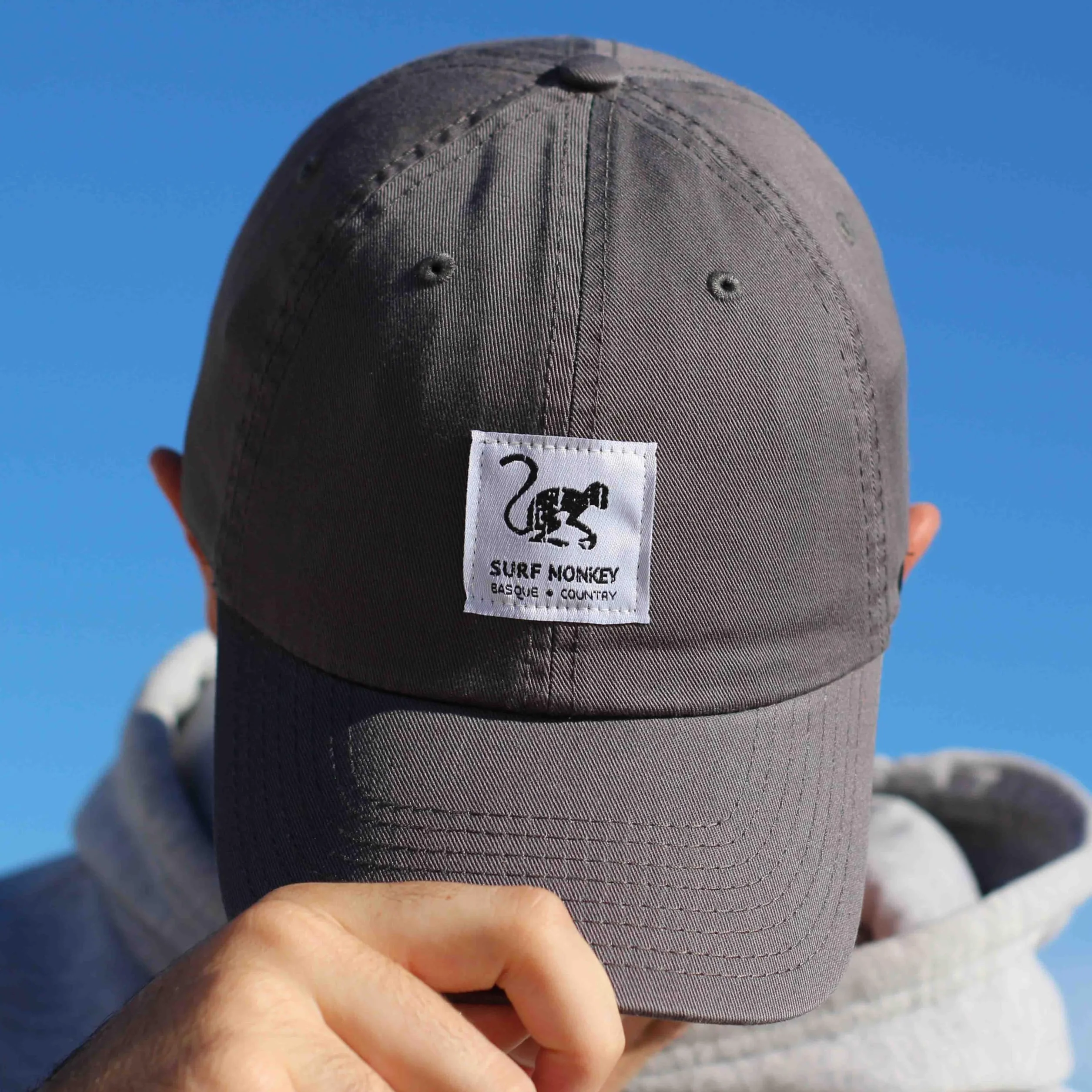 Surf Monkey Klasyczna czapka bejsbolowa Dad bawełniana bez struktury - bawełna organiczna