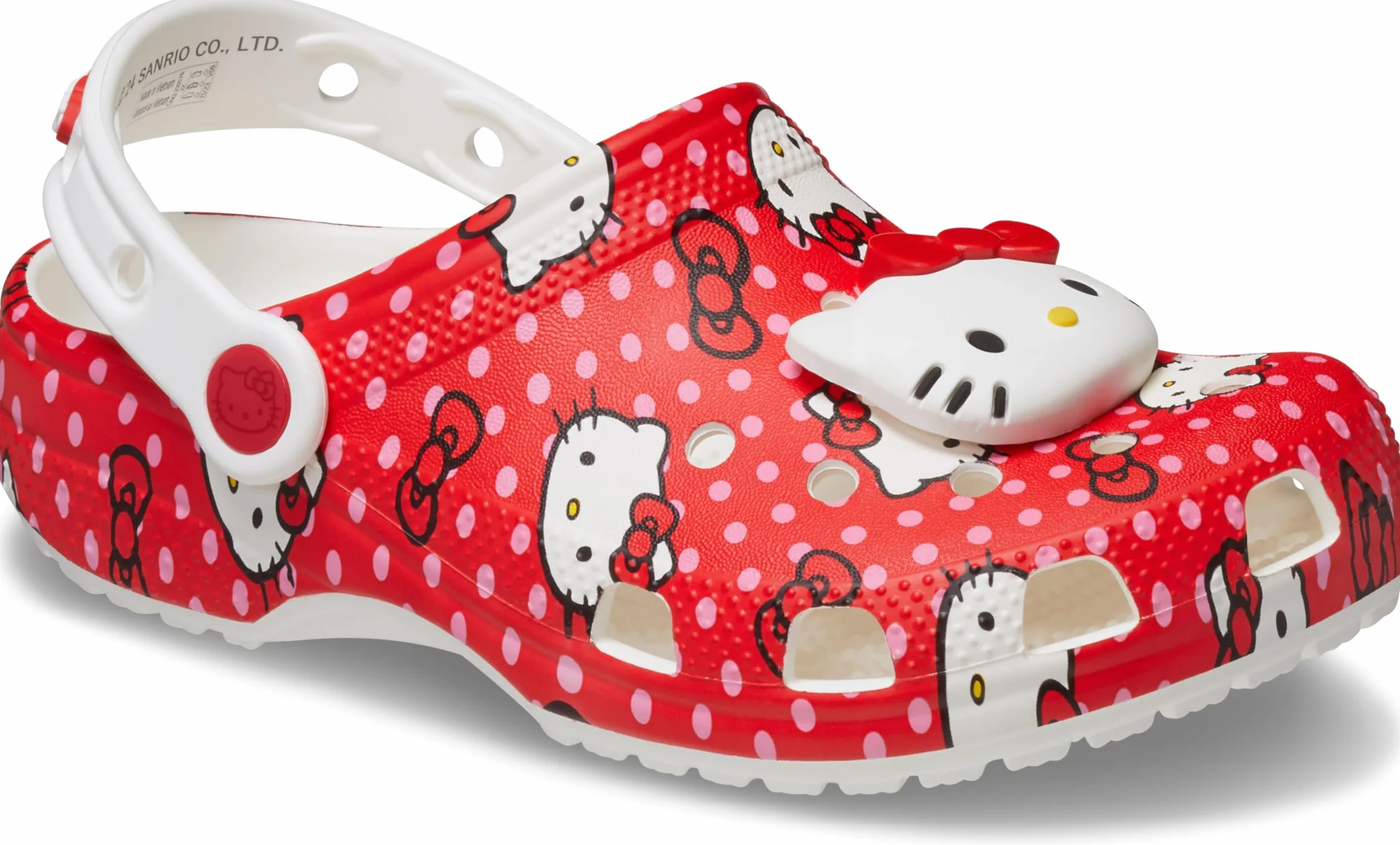 Crocs Uniseks - dzieci Hello Kitty Red Classic Clog TChodak