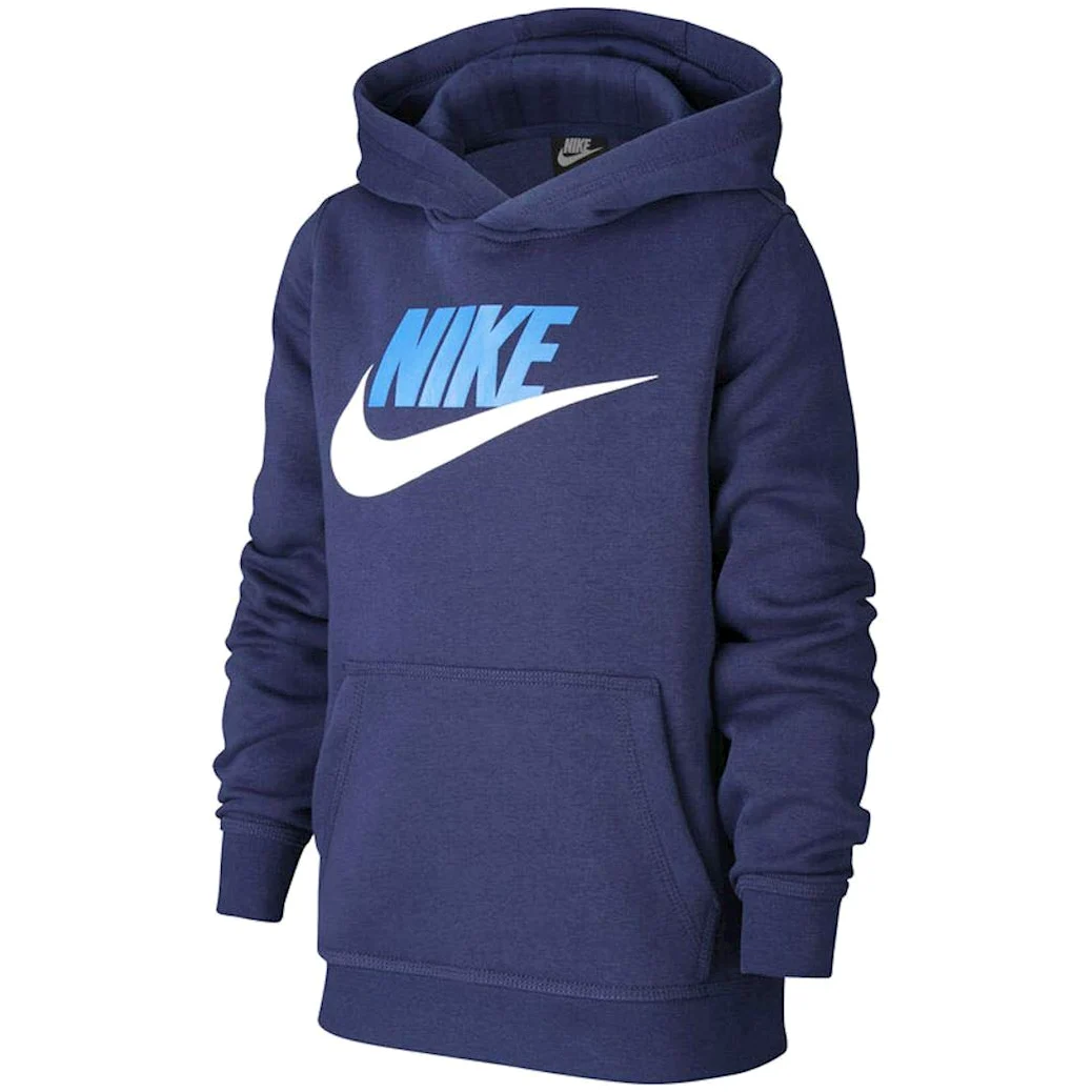 Nike CJ7861-410 chłopięca bluza z kapturem, granatowa, 16 lat regularna
