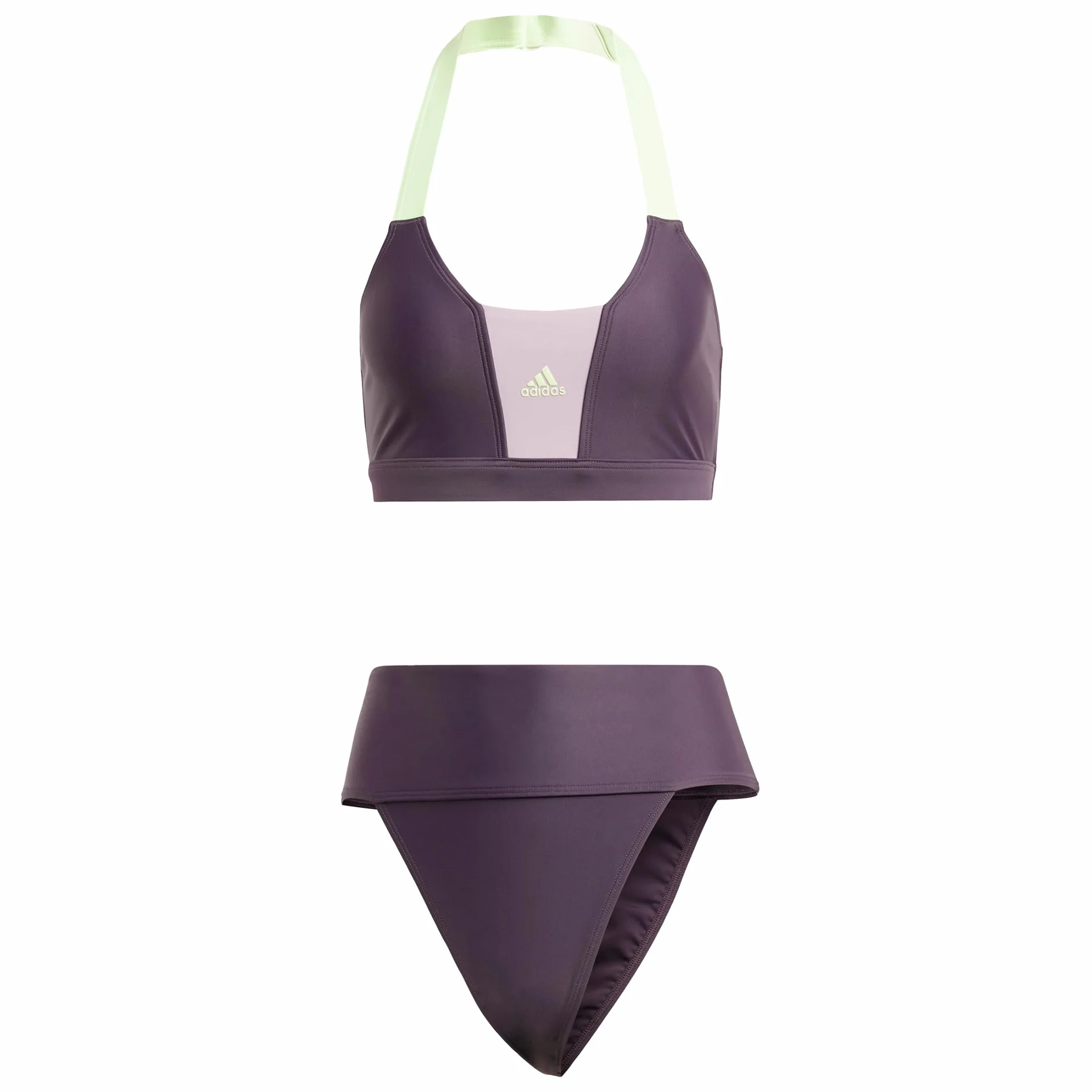Adidas Kobiety Sportswear Colorblock Bikini, Aurora Black/Preloved Fig, S