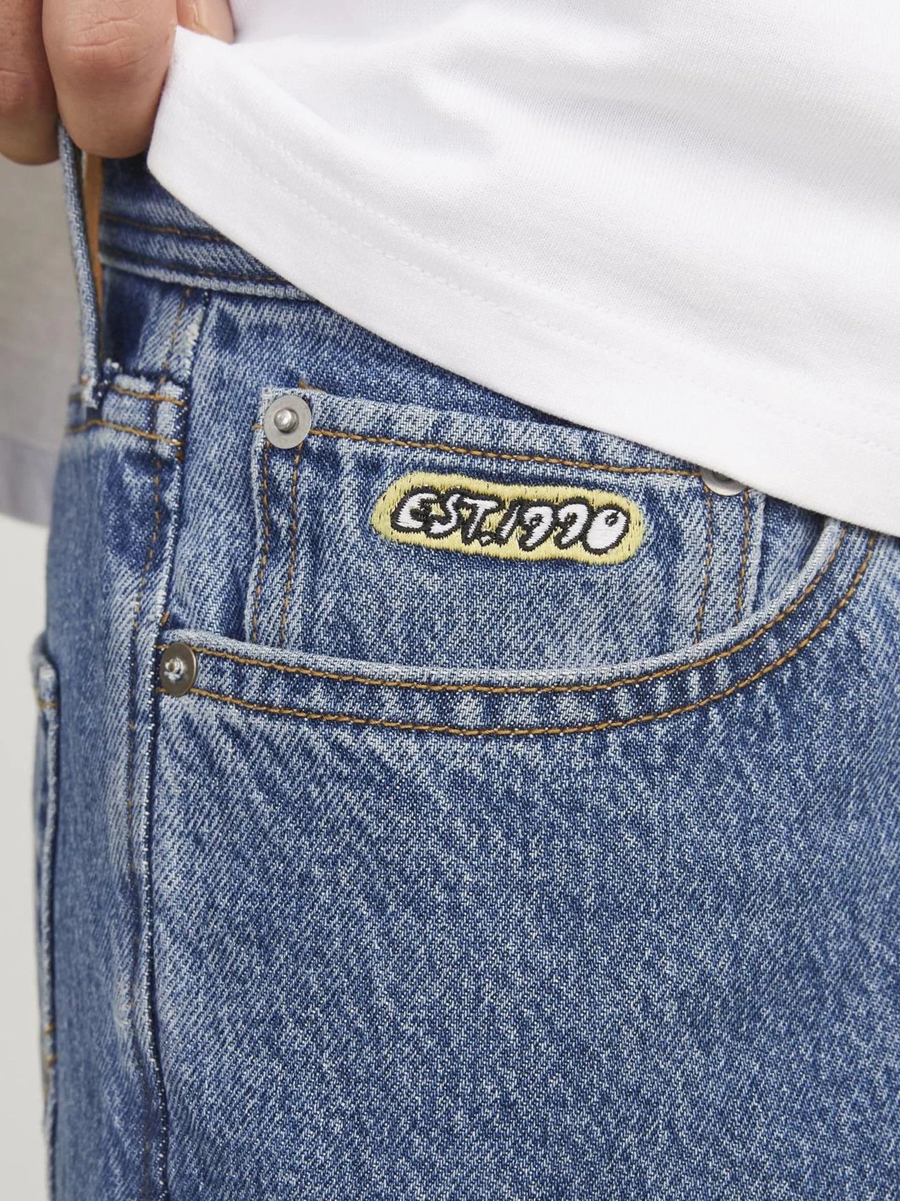 JACK & JONES Jjimark Jjoriginal Sbd 301 - spodnie jeansowe Mężczyźni