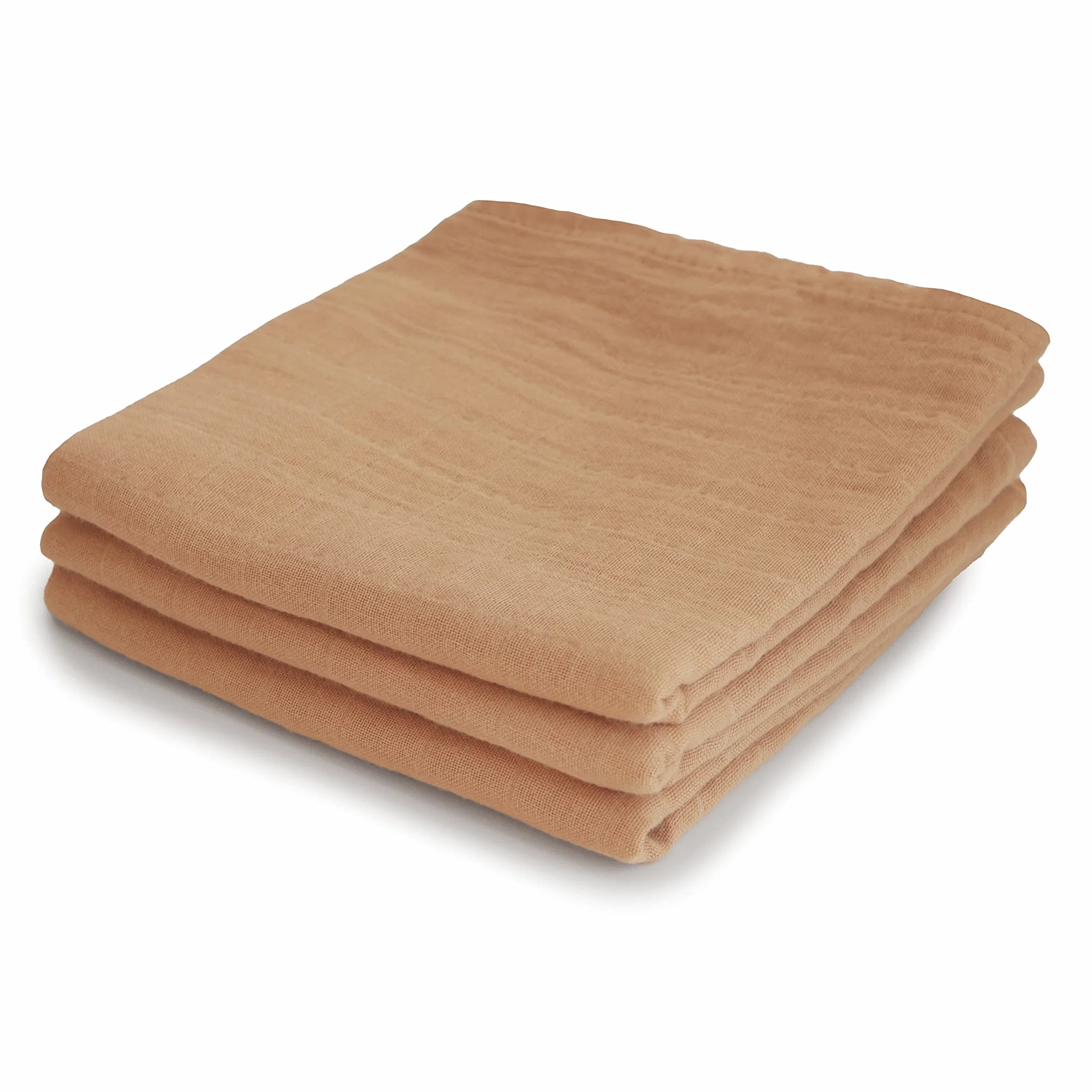 Mushie Płótno piżmowe 3-pak | Pieluchy piżmowe wykonane w 100% z bawełny organicznej | Rozmiar: 58,42x59,69cm | Bezpieczny, Wysokiej jakości i wyjątkowo miękki dla małych dzieci i niemowląt | (Fall