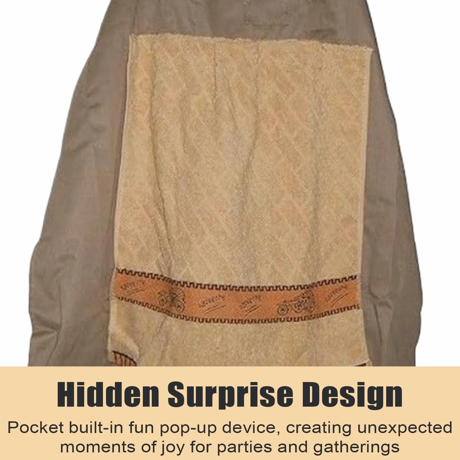 Prank Apron, zabawny kostium szefa kuchni z ręcznikiem do prania, nowość do prania, do grilla, pieczenia, warsztatu, ceramiki, studia artystycznego, cateringu, kuchni i upominków kuchennych