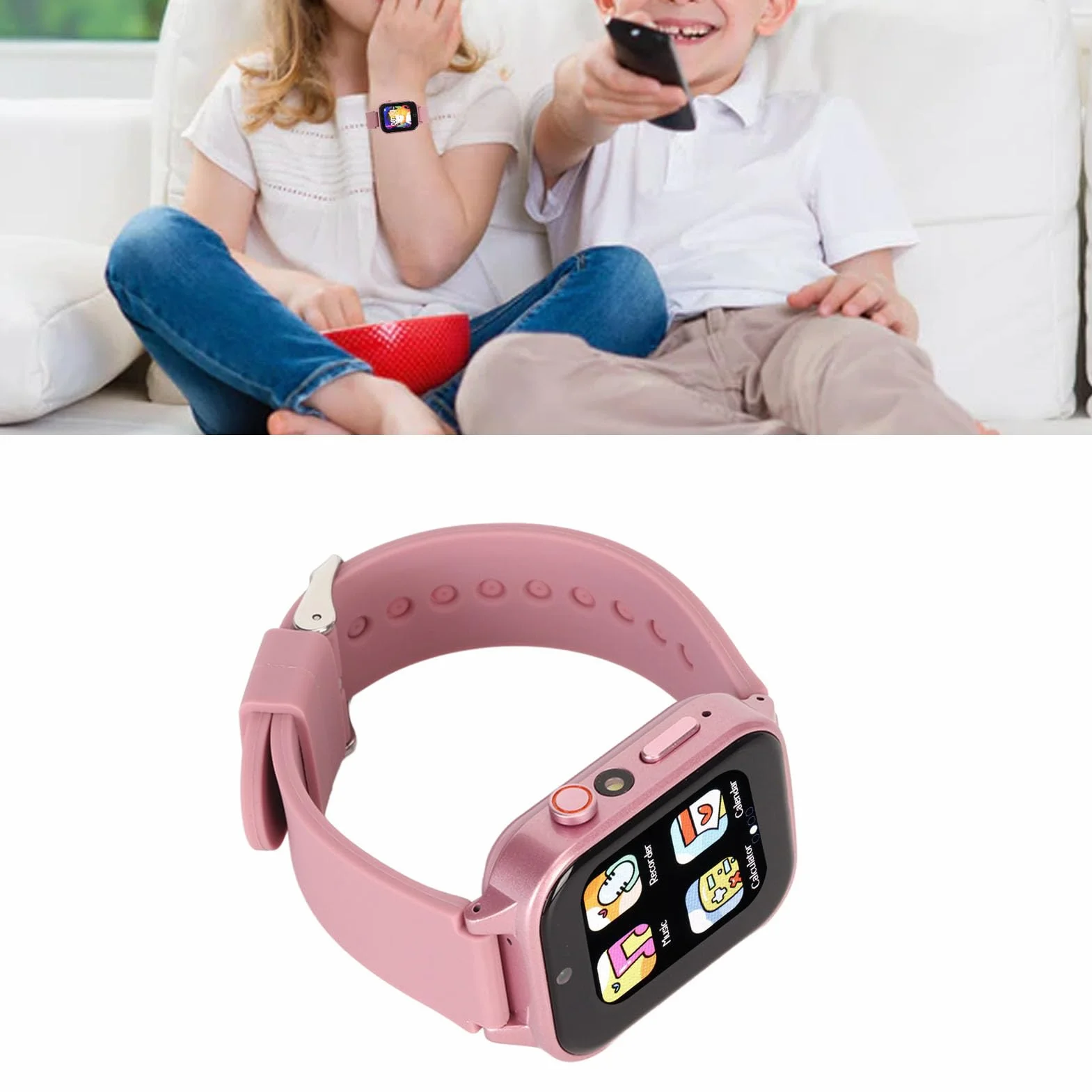 Inteligentny zegarek HD Smart Watch dla dzieci 4-12 lat z grami MP3 budzikiem krokomierzem