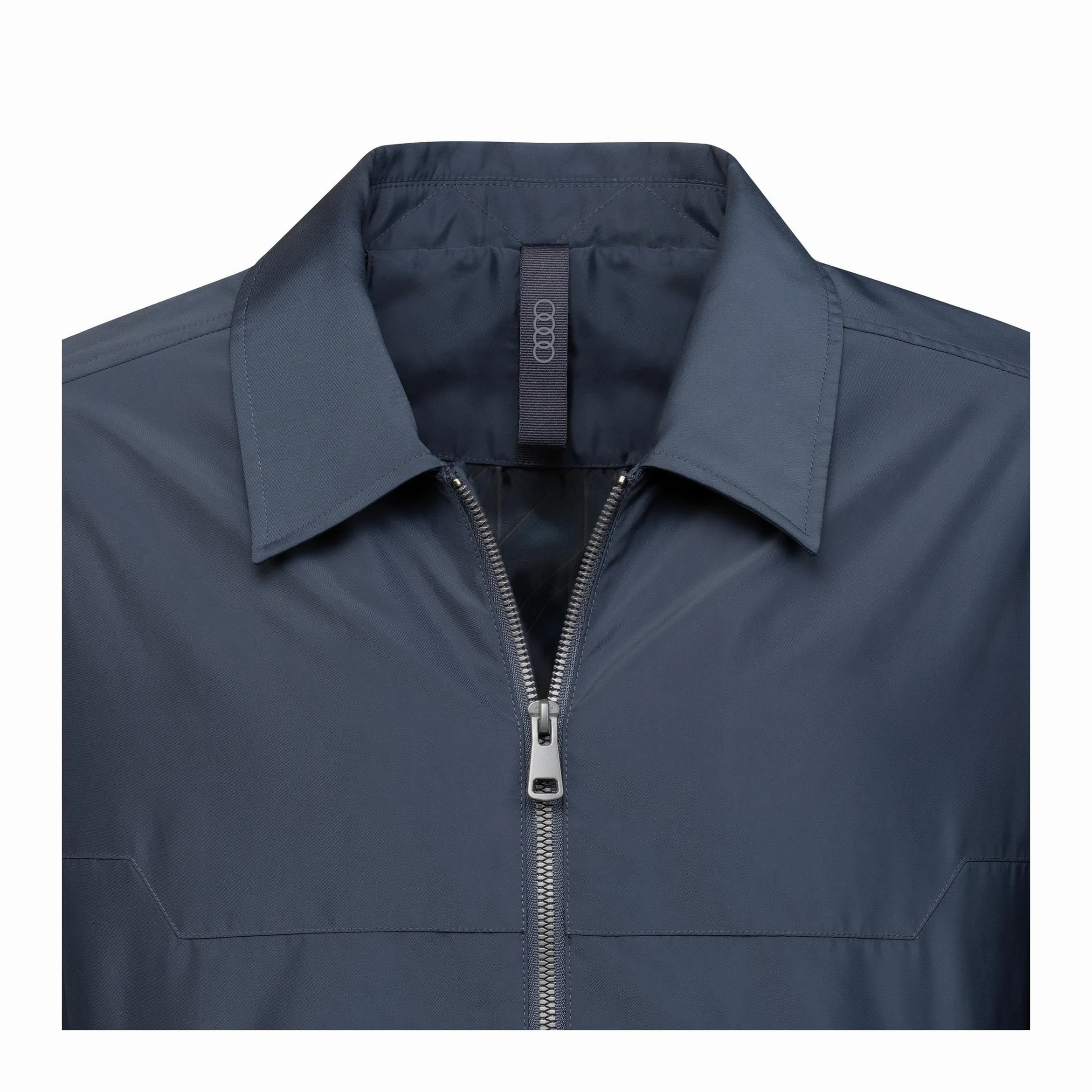 Audi collection Audi Blouson męska kurtka przejściowa, szara, rozmiar XL, 100% poliester, elastyczne ściągacze, nowoczesna, elegancka Mężczyźni Audi Blouson, Herren, Grau