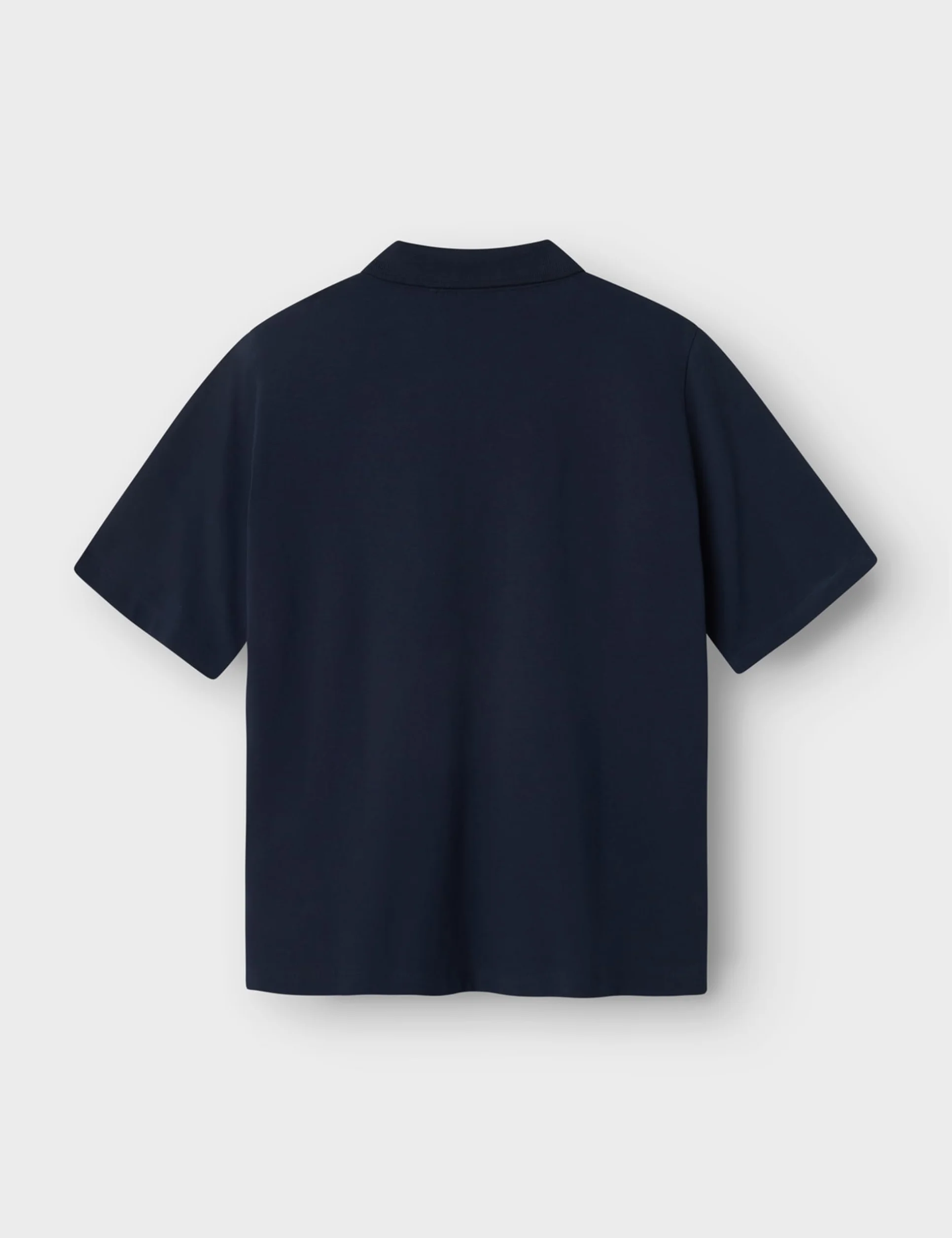 Lmtd Nlmhannes Ss Pique Polo, Dark Sapphire, 146-152