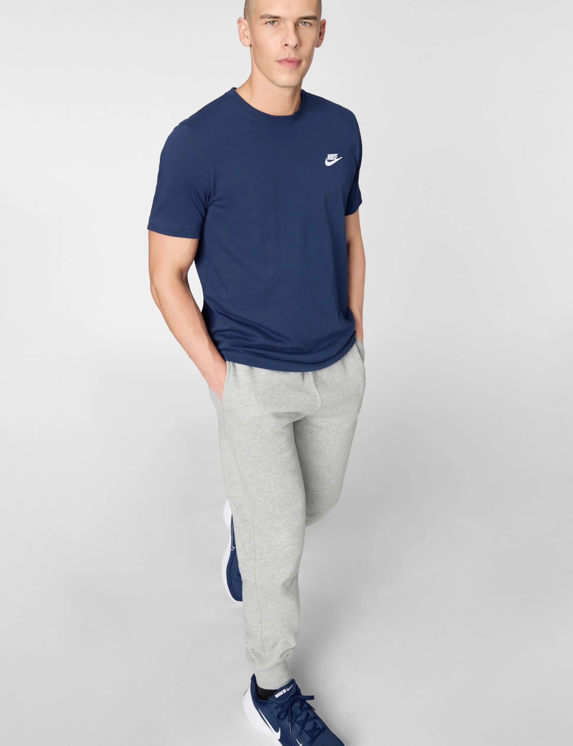 Nike Sportswear Club Koszulka Granatowy Midnight Navy L
