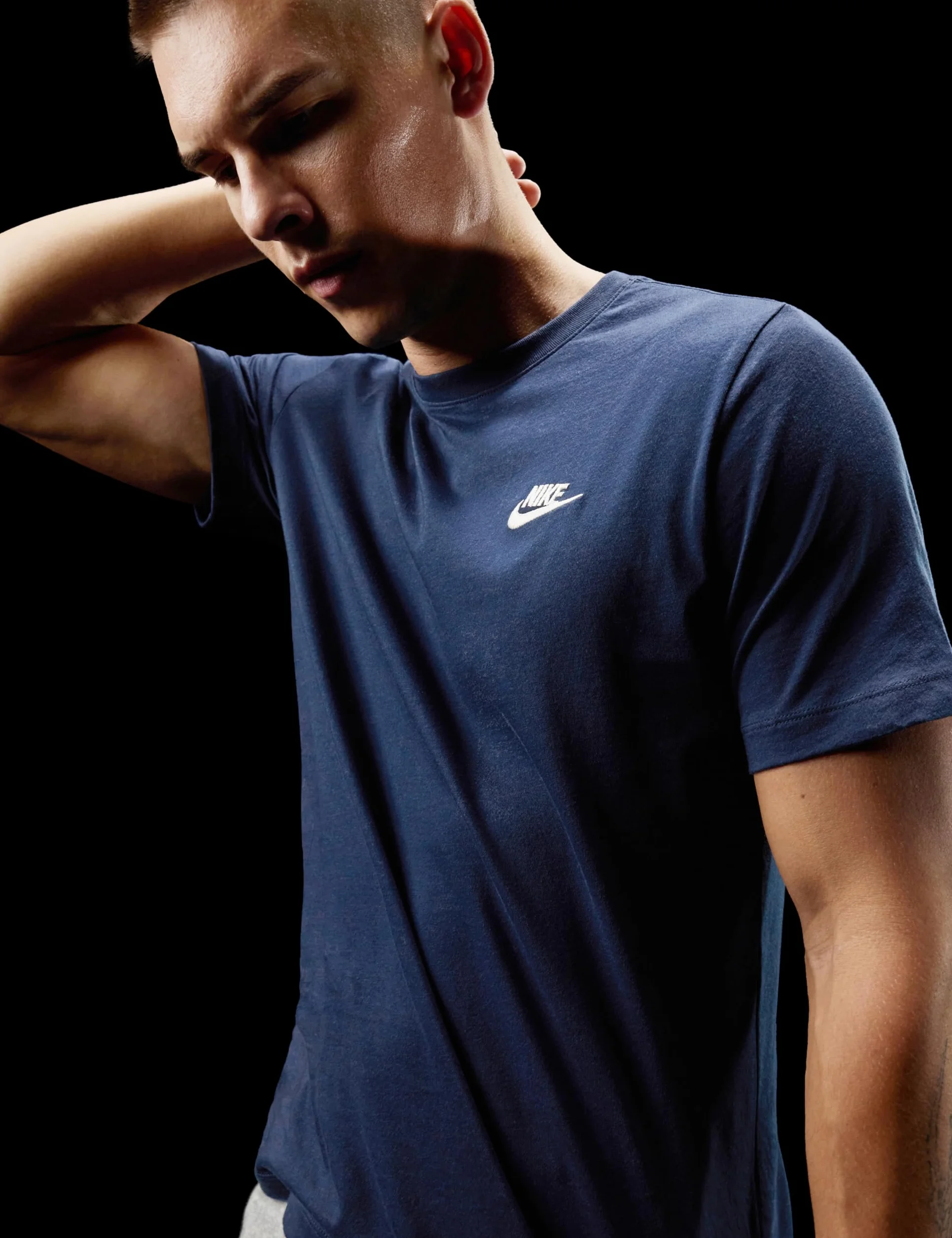 Nike Sportswear Club Koszulka Granatowy Midnight Navy L