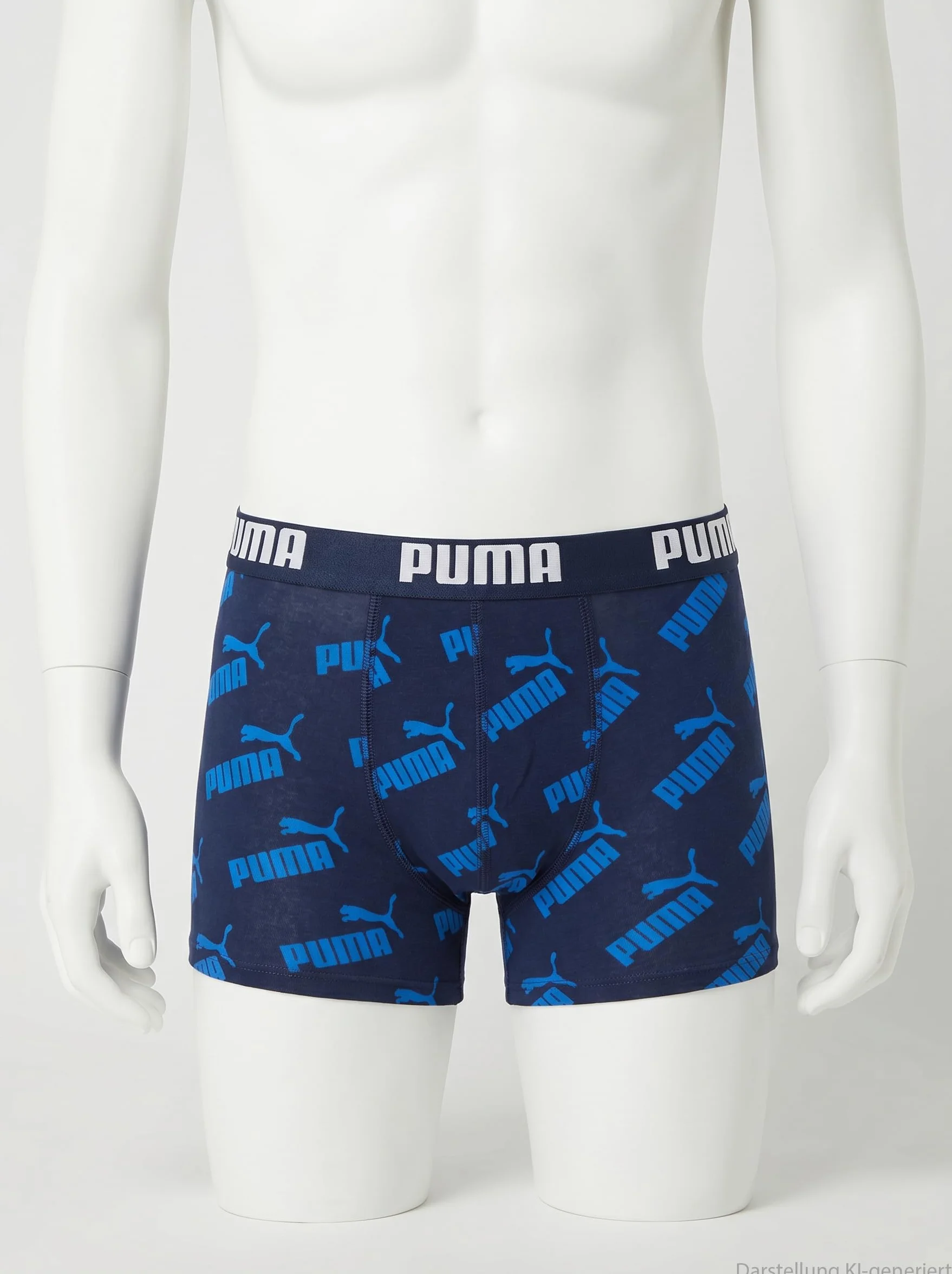 PUMA Bokserki chłopięce (5 sztuk), Niebieski Combo, 146-152