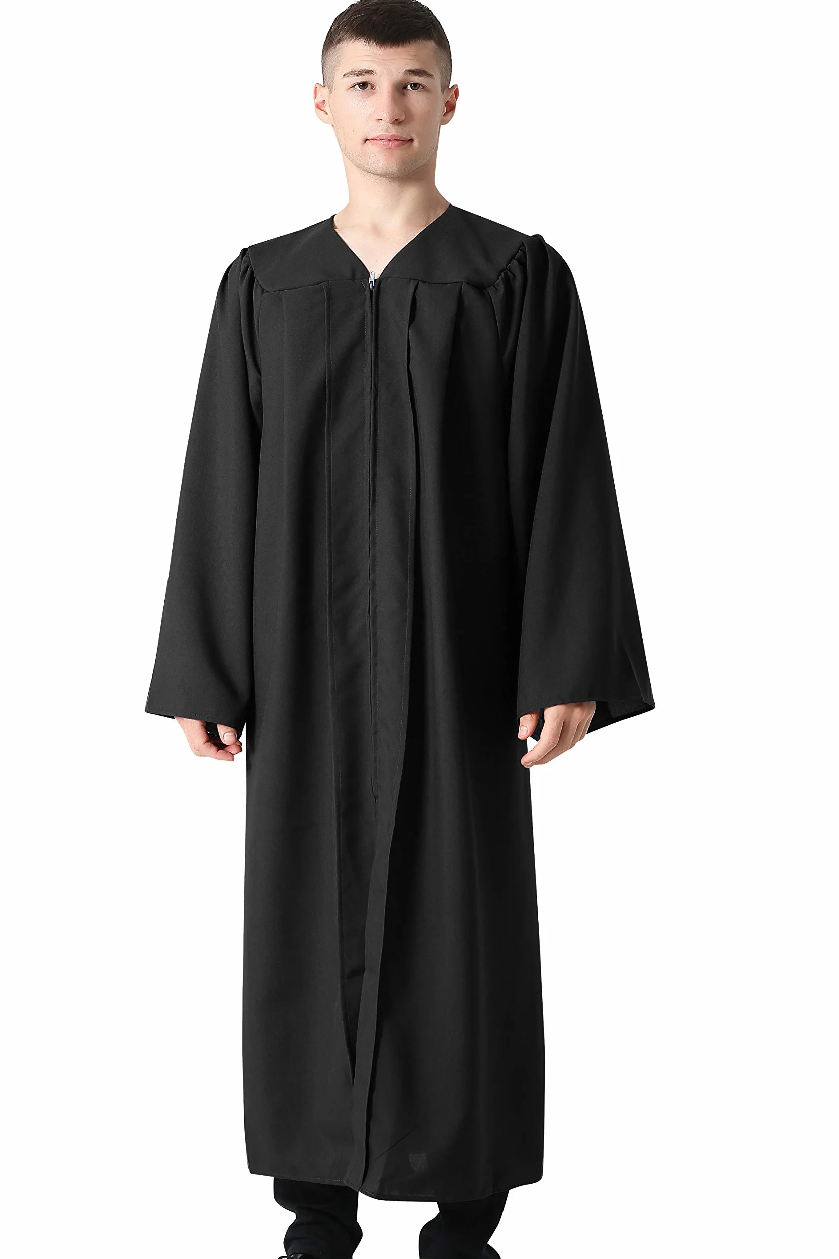 GraduationMall Matowa suknia na zakończenie szkoły, szata chórowa duchowieństwa, dla dorosłych, strój na ukończenie szkoły, na uniwersytet, kawalerski, liceum, kostium sędziego, 12 kolorów