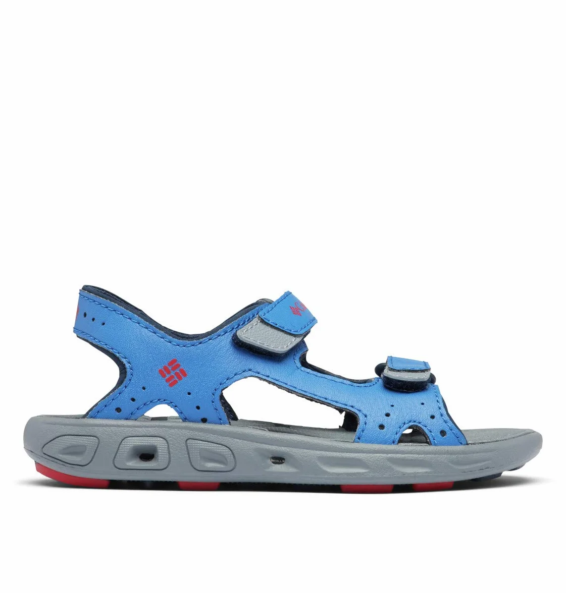 Columbia Childrens Techsun Vent sandały trekkingowe dla dzieci, Niebieski Stormy Blue X Mountain Red, 37 EU