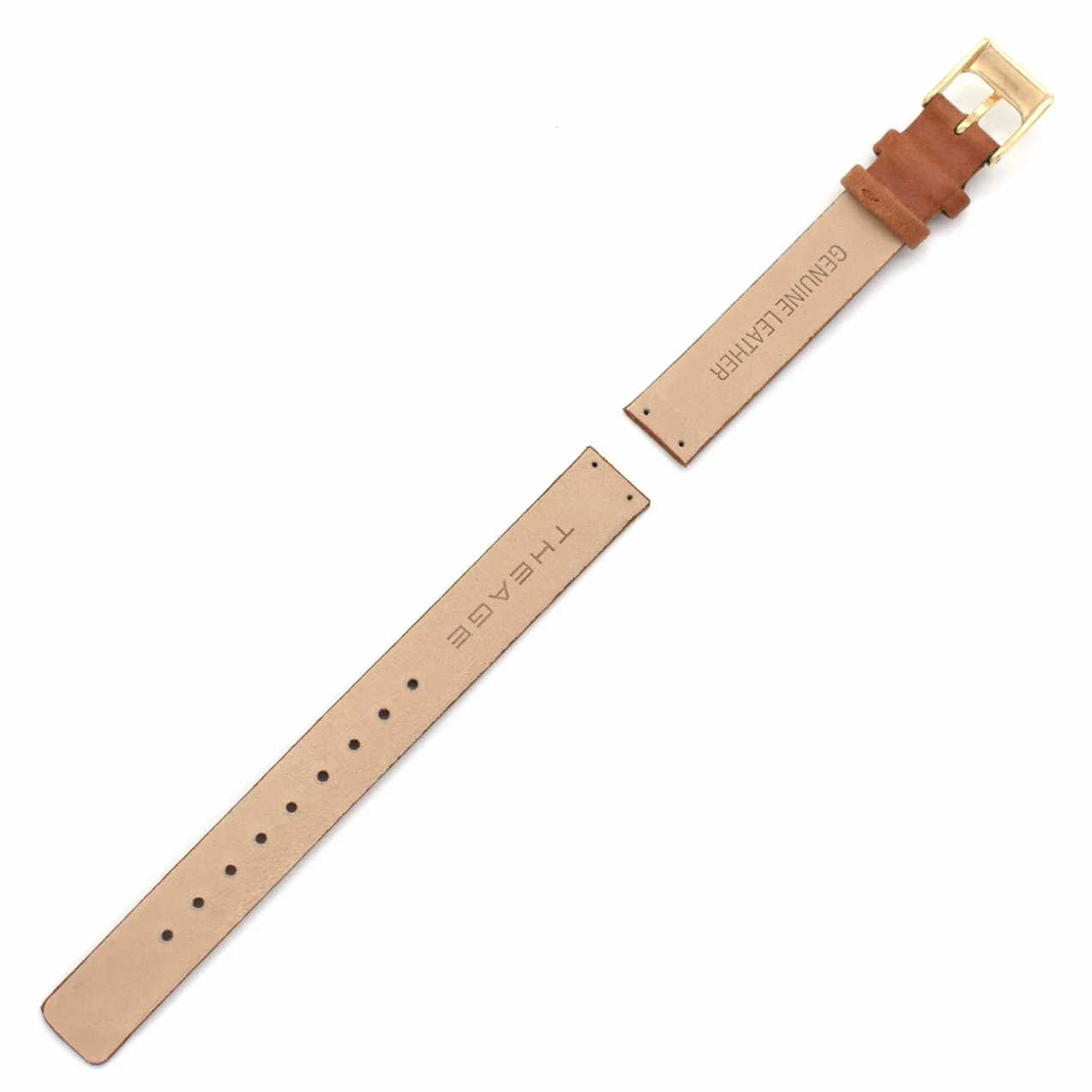 THEAGE Zapasowy pasek do zegarka Skagen do zegarków damskich 12 mm ze śrubami