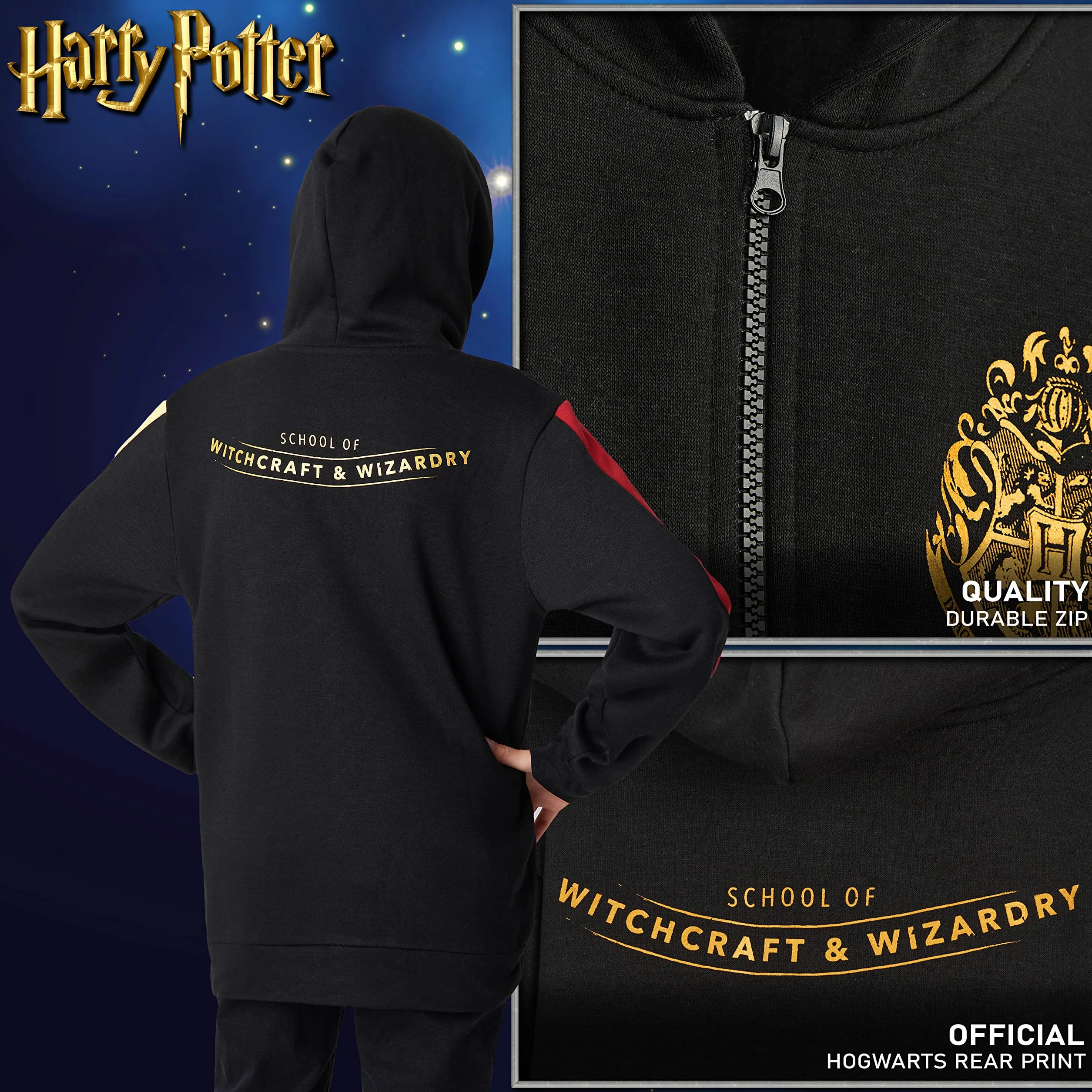 Bluza Harry Potter dla dzieci, dziewczęca bluza z kapturem