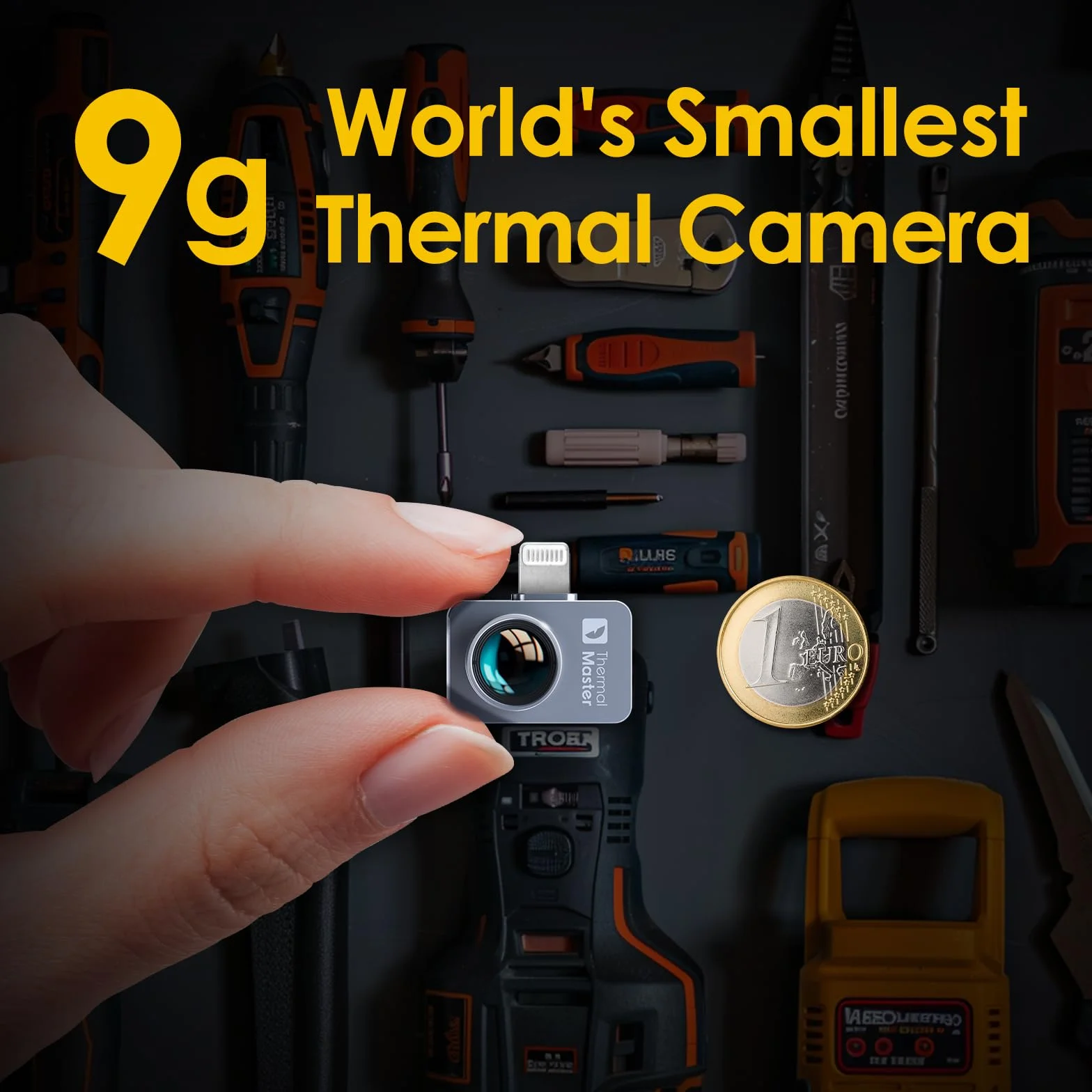 P2 Pro kamera termowizyjna iPhone, kamera na podczerwień z obiektywem makro Super IR rozdzielczość 512 x 384, 15 x zoom, kamera termiczna pasuje do iPhone Series (w zestawie 15/16)