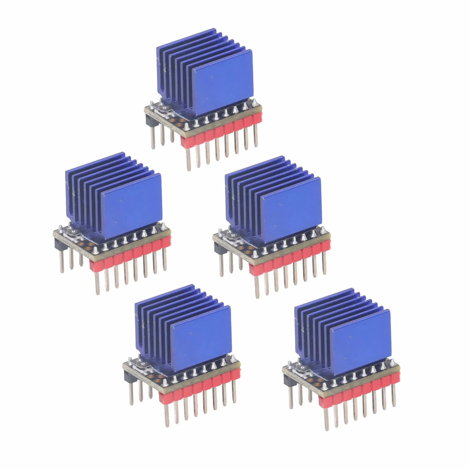 5 Zestawów Sterownik Silnika Krokowego Stepstick 2.5A Uart Ultra Silent TMC2209 V2.0 Nema17 moduł Sterownika Silnika Krokowego