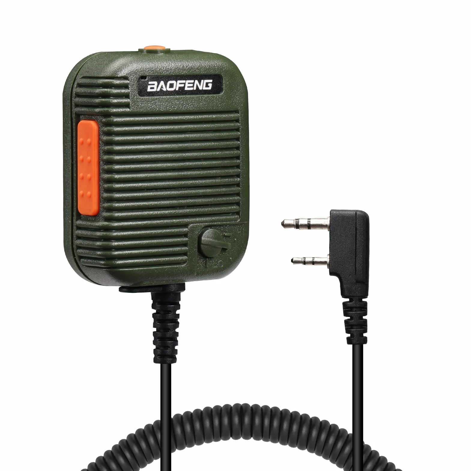 BAOFENG Taktyczny głośnik mikrofon mikrofonowy do ręcznego radia szynkowego dwukierunkowego UV-25 UV-5R 5RM BF-F8HP