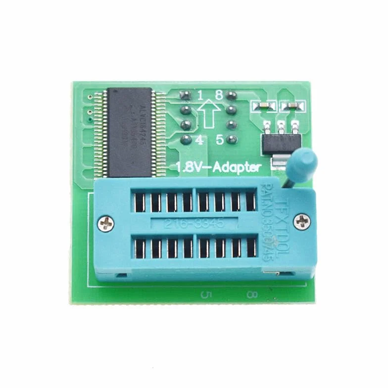 MX25L6405 W25Q64 USB programator CH341A do serii 24 25 z konwerterem 1,8 V i klipsem SOP8