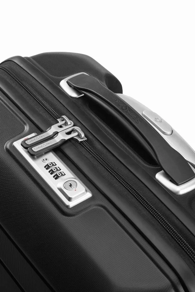 Samsonite Flux Spinner S 55 cm 37L Rozszerzalny Bagaż Podręczny Czarny