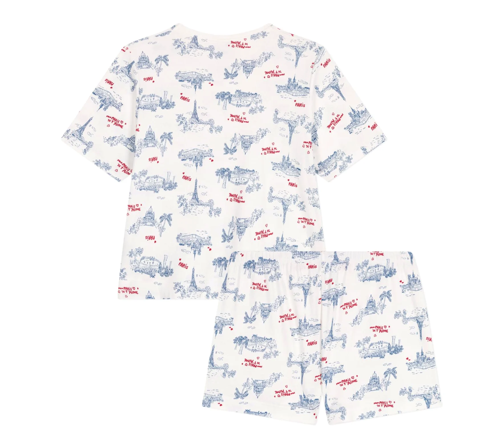 Petit Bateau Piżama damska, bia?y/wielokolorowy, S