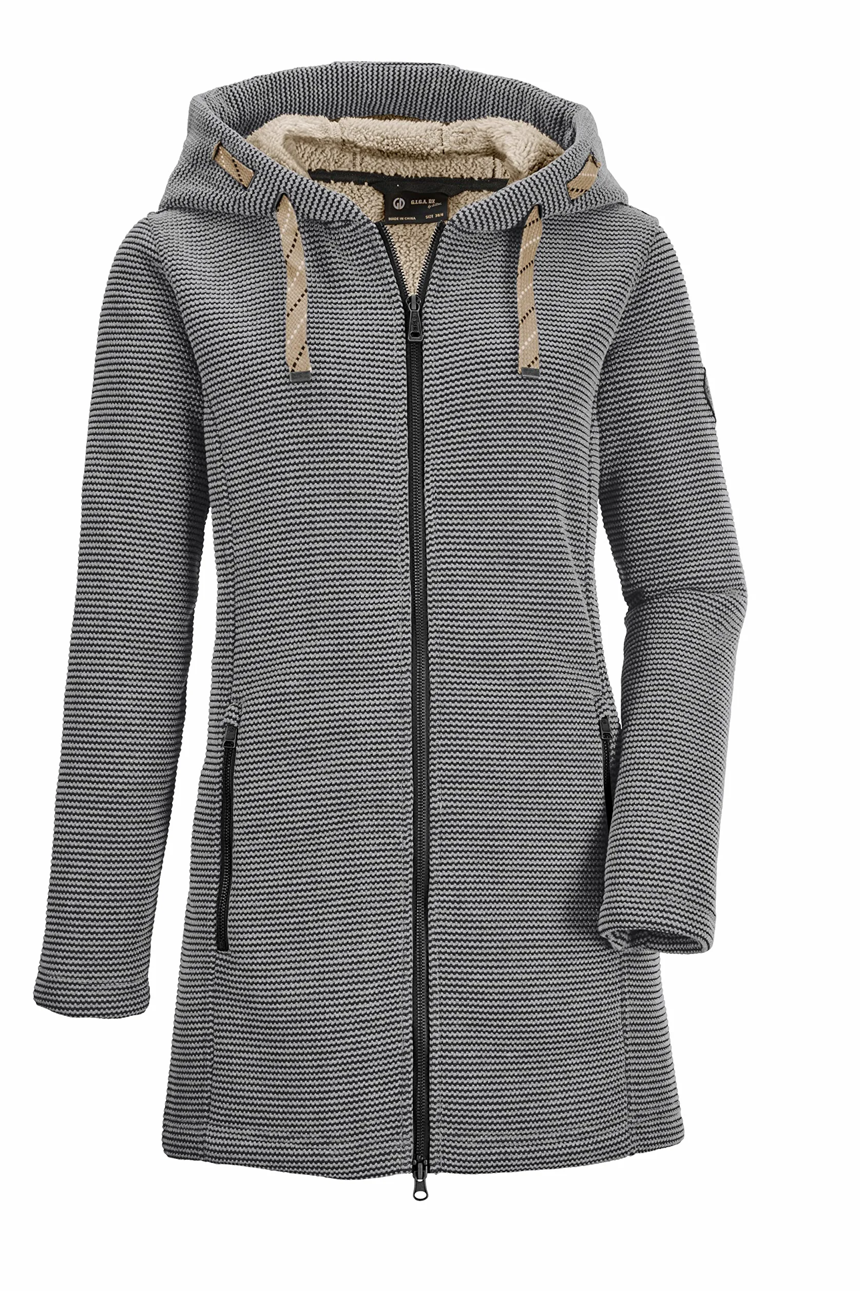 G.I.G.A. DX Casualowa parka polarowa/kurtka polarowa z kapturem Kobiety Gw 54 Wmn Kntflc Prk